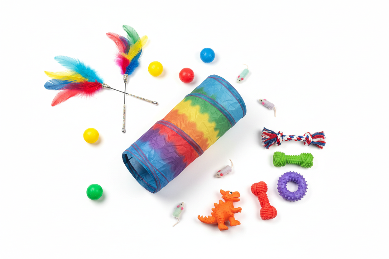 Interactive Pet Toys Collection for Cats and Dogs by Pawtrait Co.
