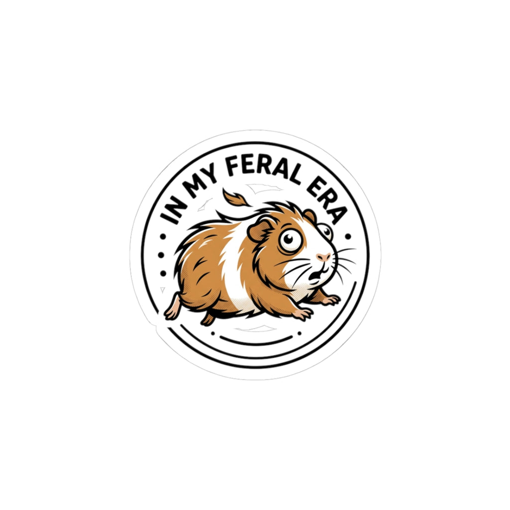 In My Feral Era Guinea Pig Sticker
