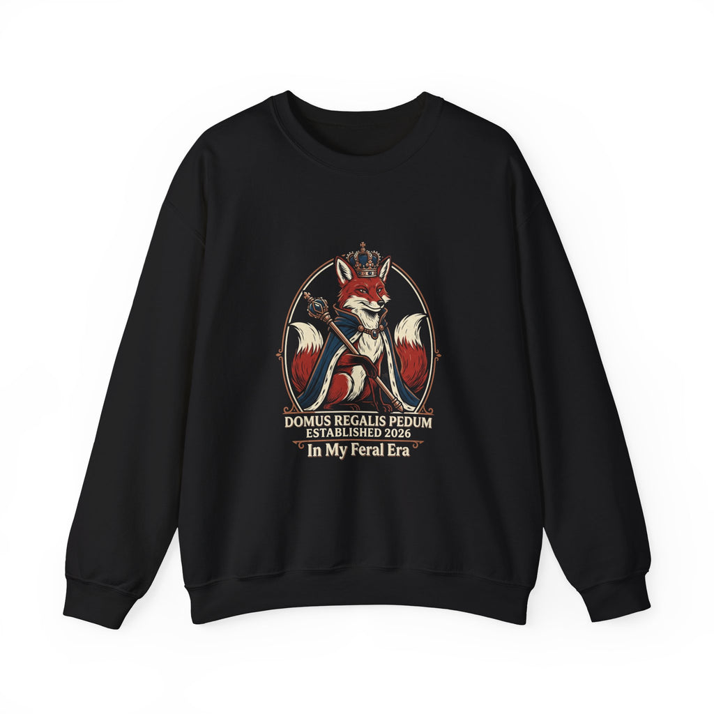 Regal Snark Crewneck Sweatshirt | Gen Z Sassy Typographic Aesthetic