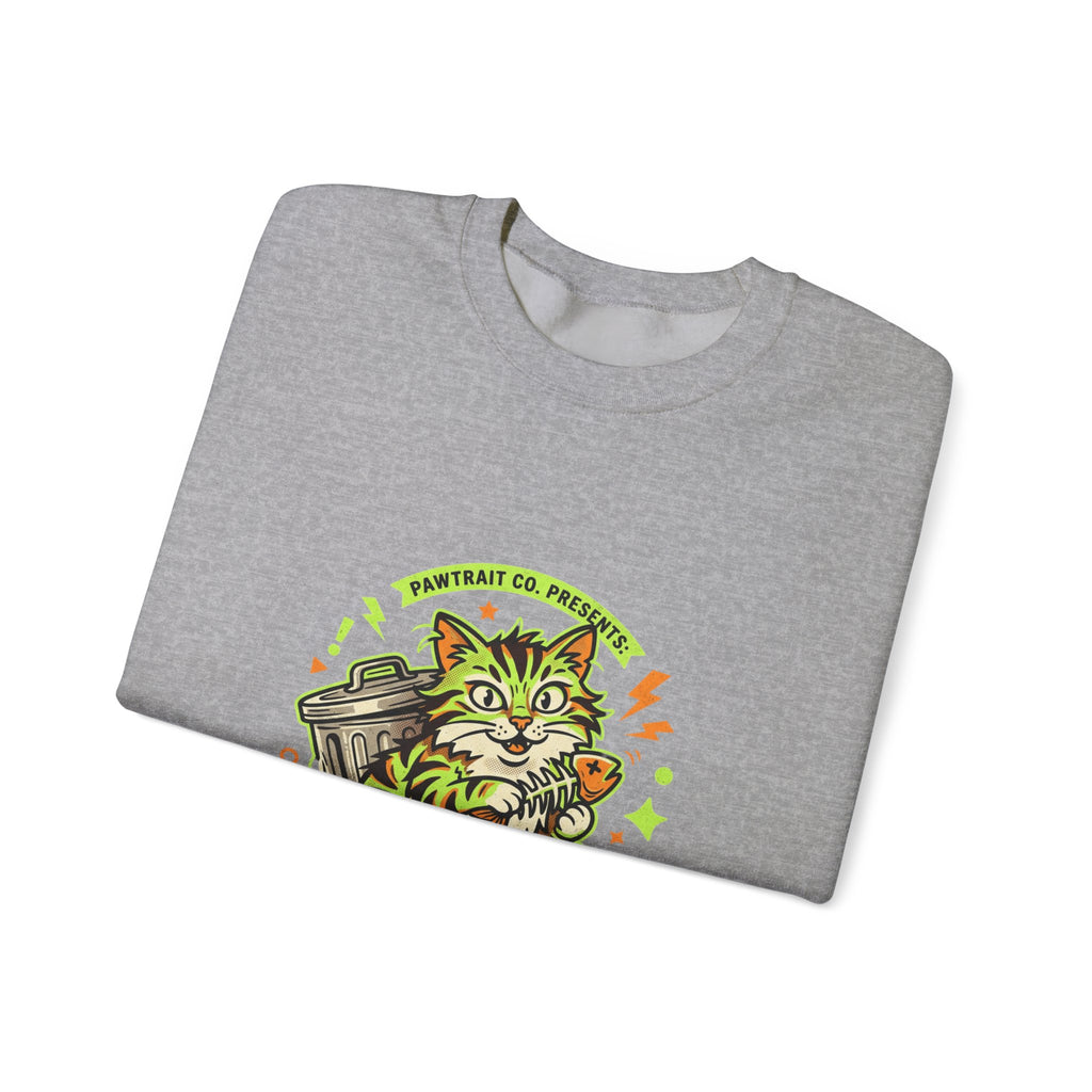 Feral Era Cat Mascot Crewneck Sweatshirt
