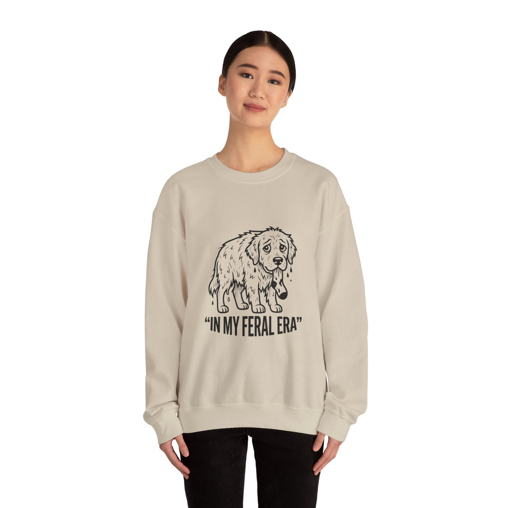 In My Feral Era Tired Mom Sweatshirt