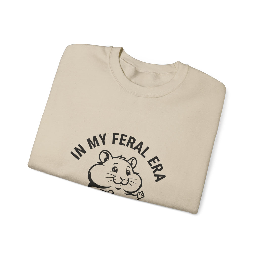 In My Feral Era Sweatshirt | chaotic cute, vintage mascot