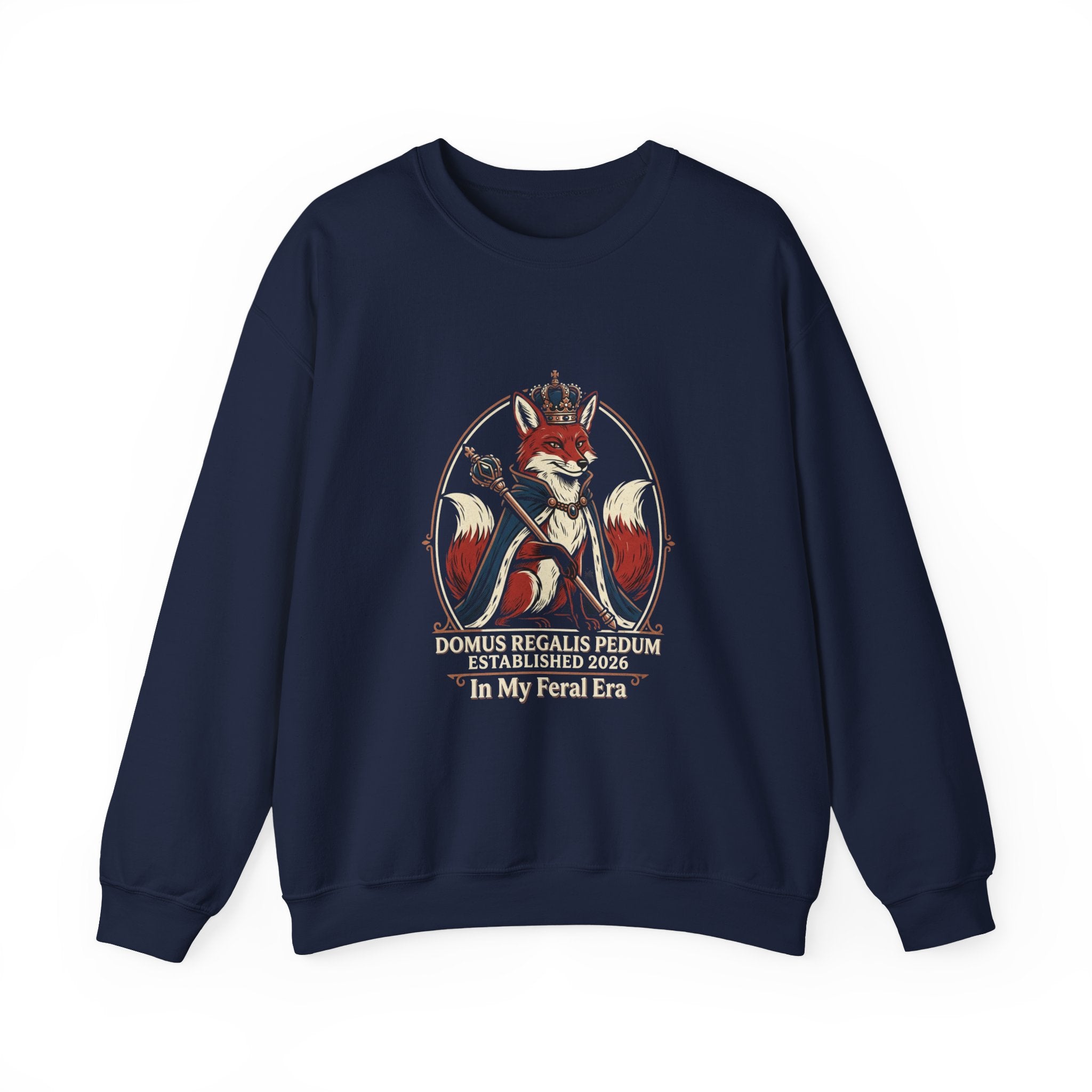 Regal Snark Crewneck Sweatshirt | Gen Z Sassy Typographic Aesthetic