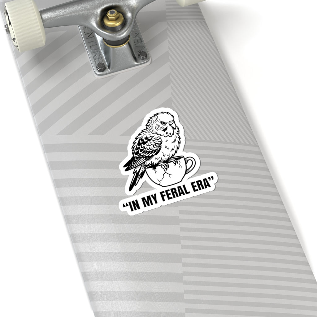 In My Feral Era Raccoon Sticker