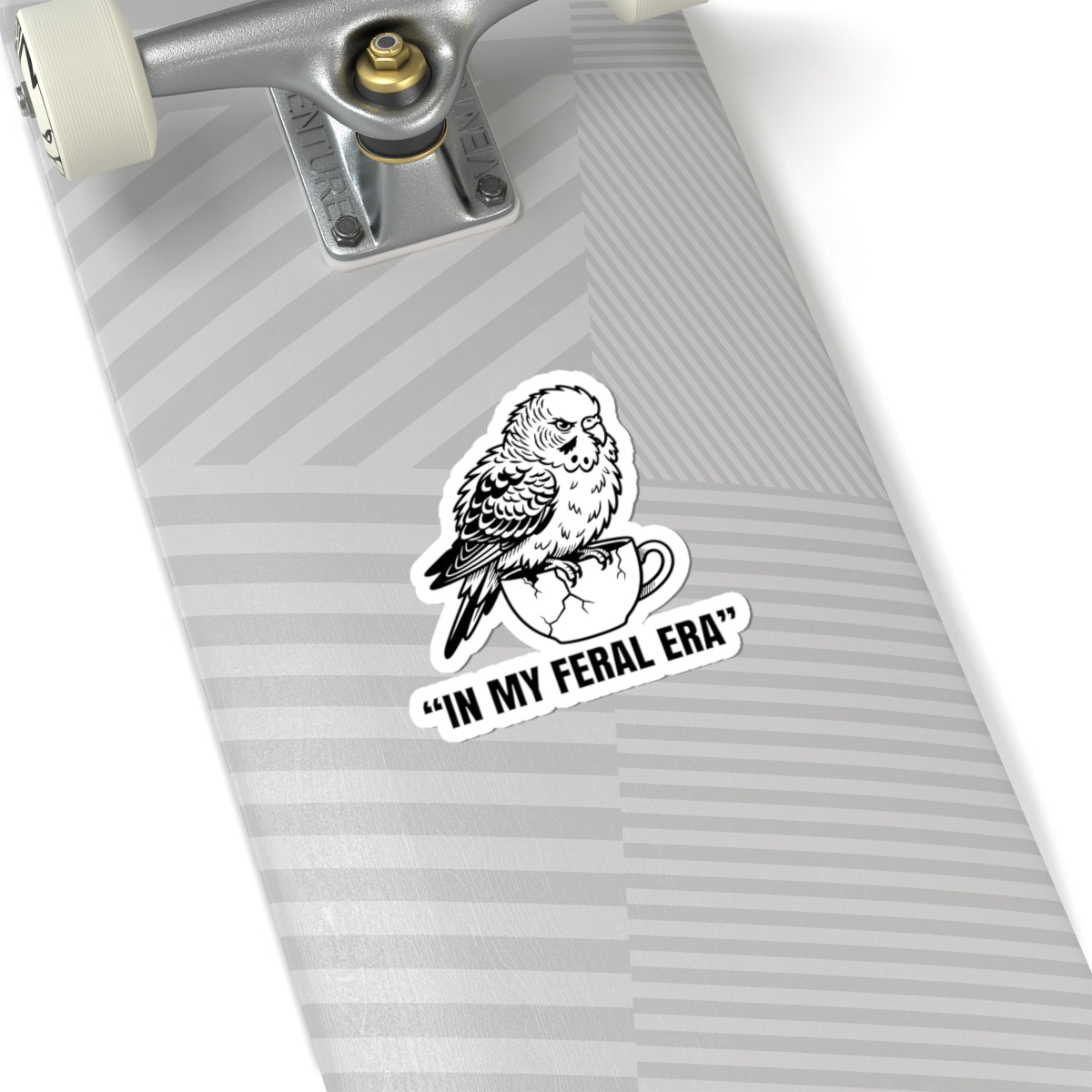 In My Feral Era Raccoon Sticker