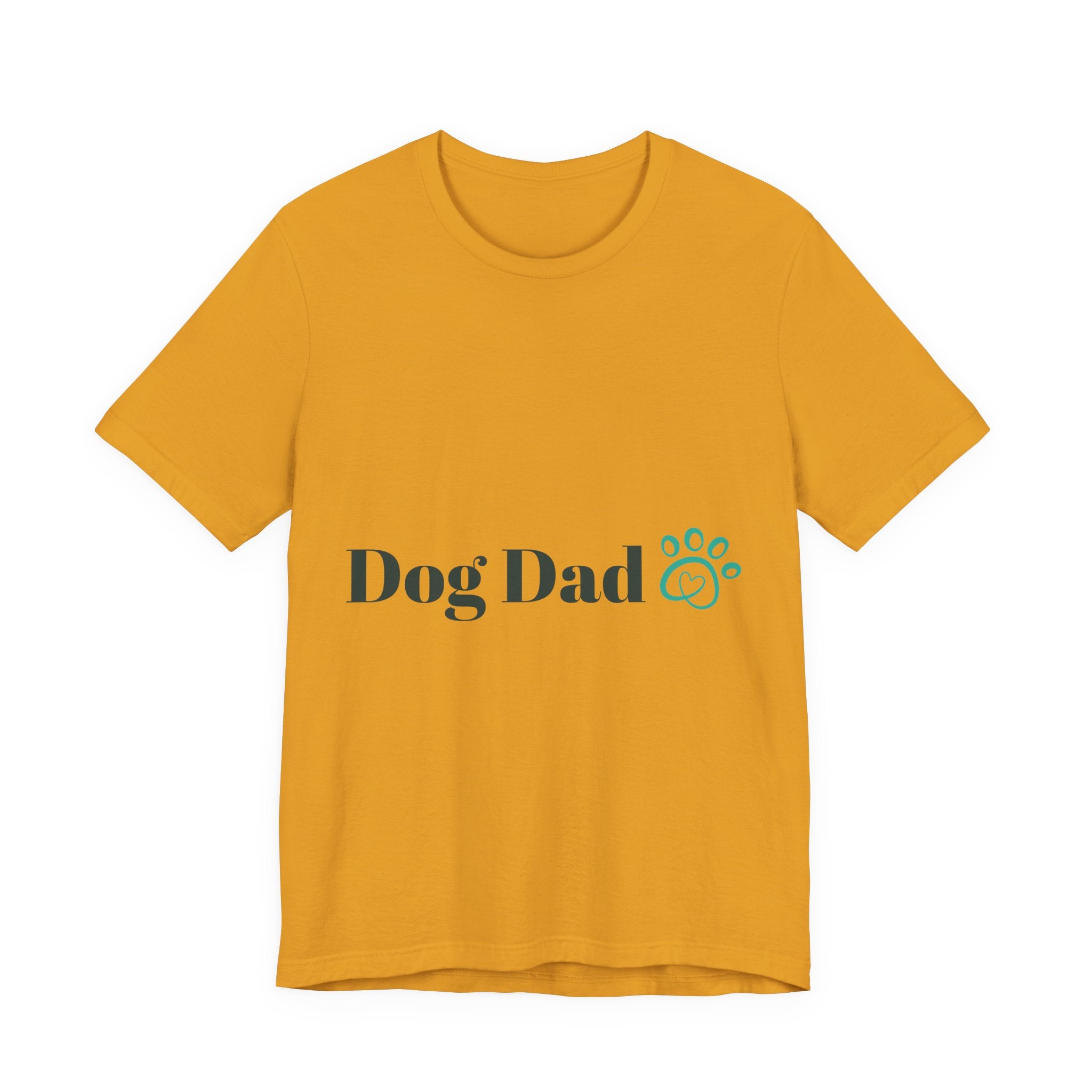 Dog Dad T-Shirt — Paw Print Graphic Tee for Dog Lovers