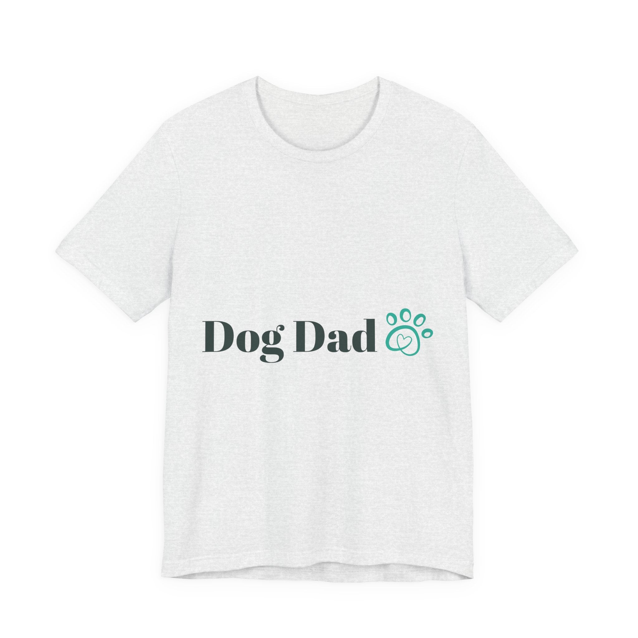 Dog Dad T-Shirt — Paw Print Graphic Tee for Dog Lovers