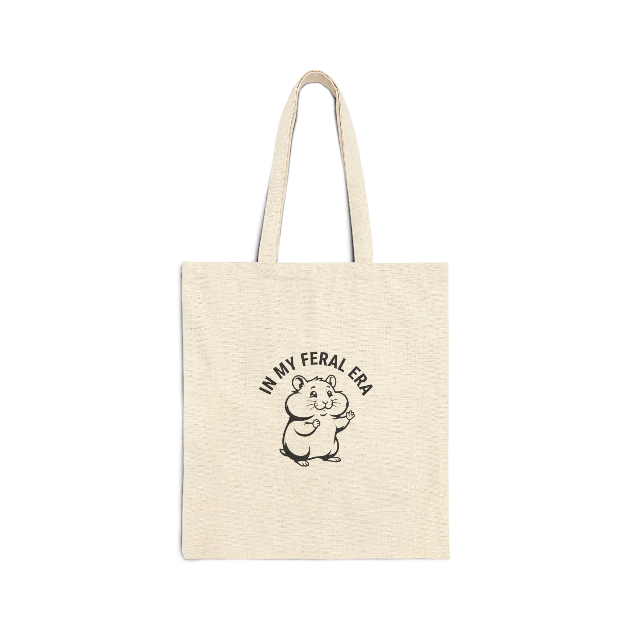 In My Feral Era Hamster Canvas Tote