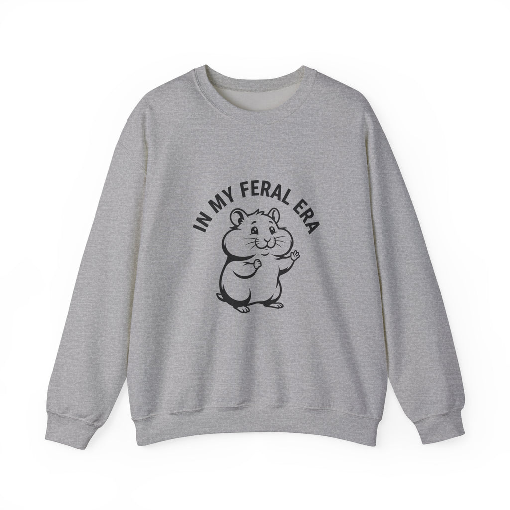 In My Feral Era Sweatshirt | chaotic cute, vintage mascot