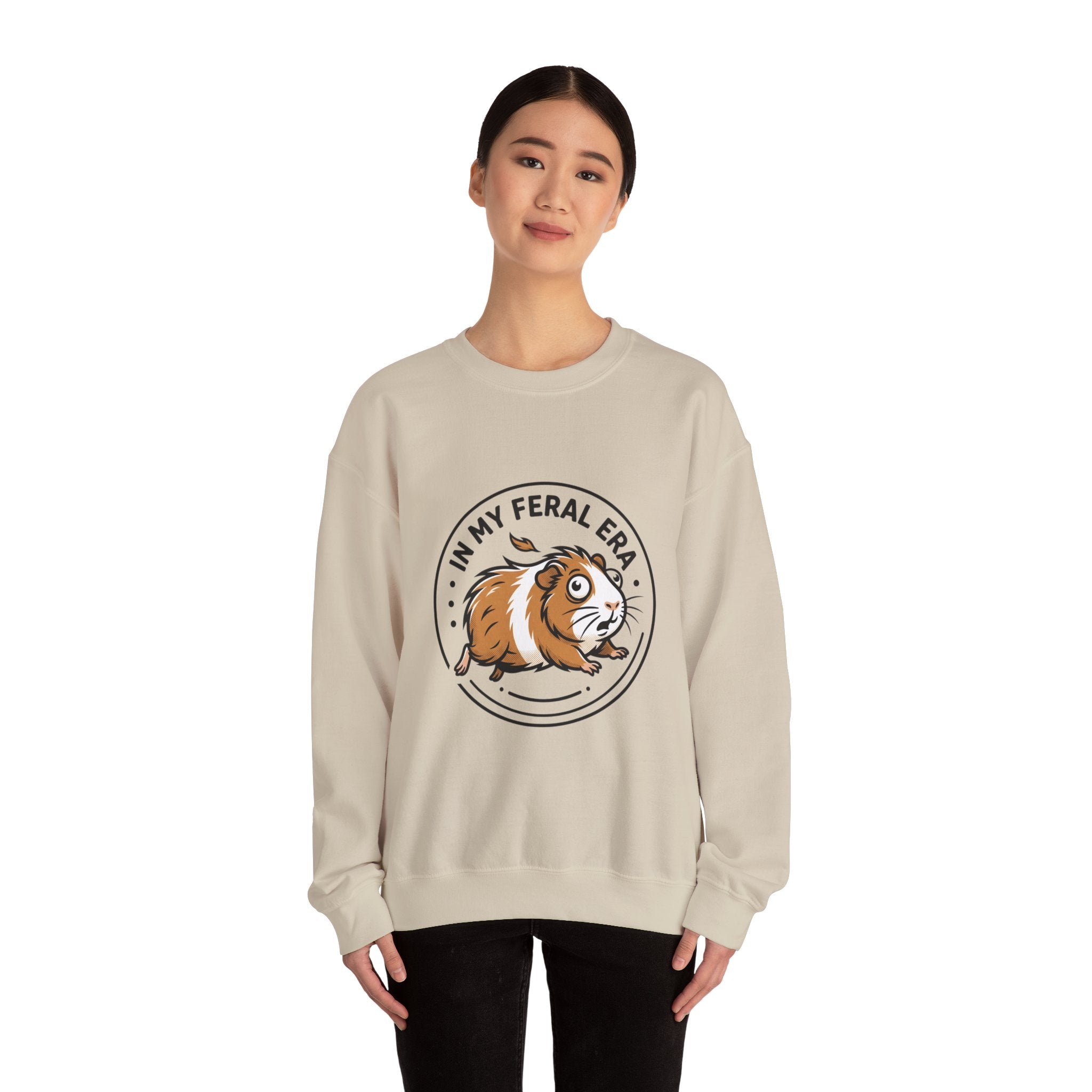 In My Feral Era Chaotic Cute Mascot Sweatshirt