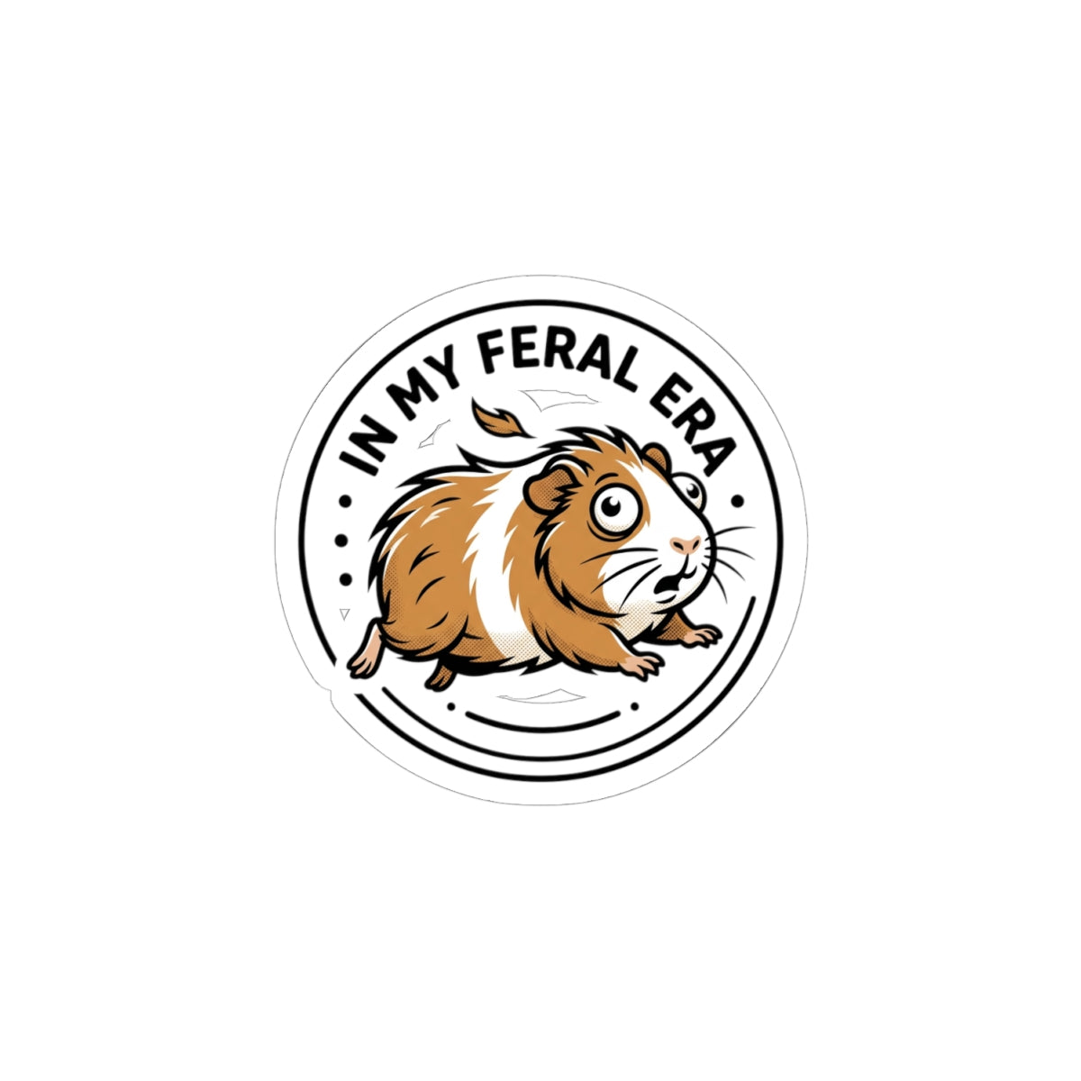 In My Feral Era Guinea Pig Sticker