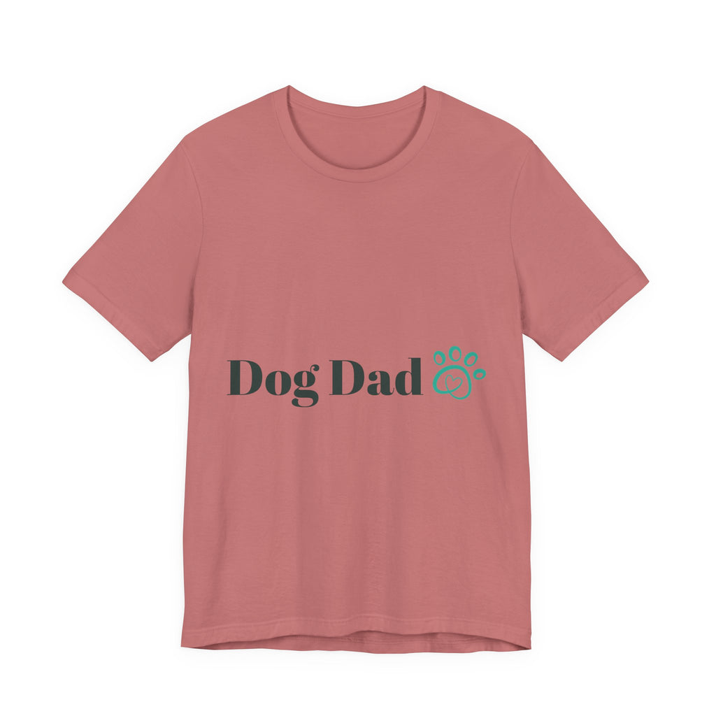 Dog Dad T-Shirt Paw Print Graphic Tee