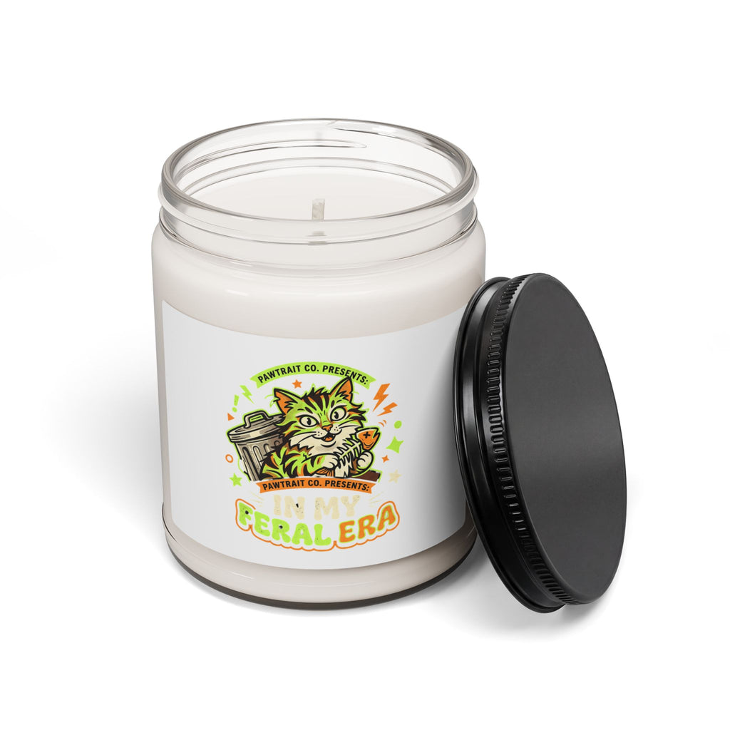 Feral Era Cat Mascot Soy Candle 9oz