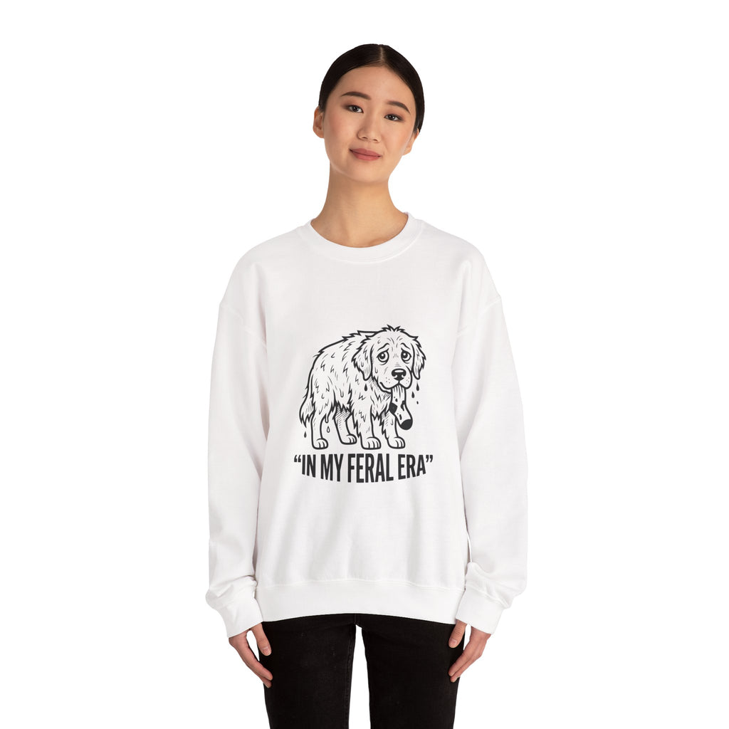 In My Feral Era Tired Mom Sweatshirt
