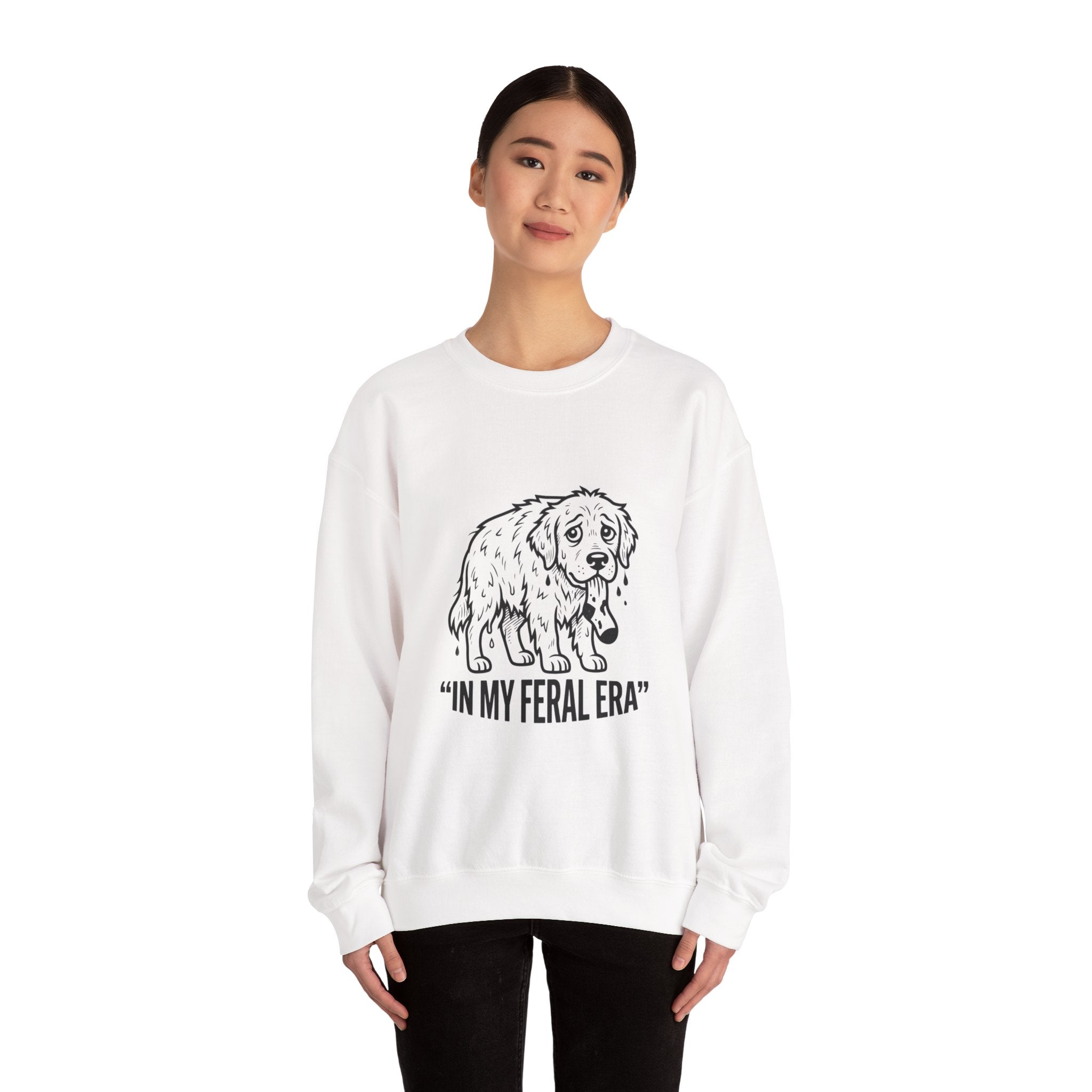 In My Feral Era Tired Mom Sweatshirt
