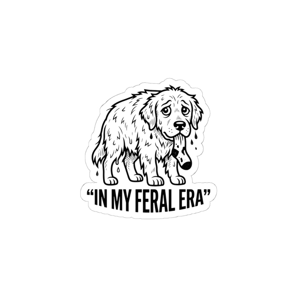 In My Feral Era Raccoon Introvert Sticker