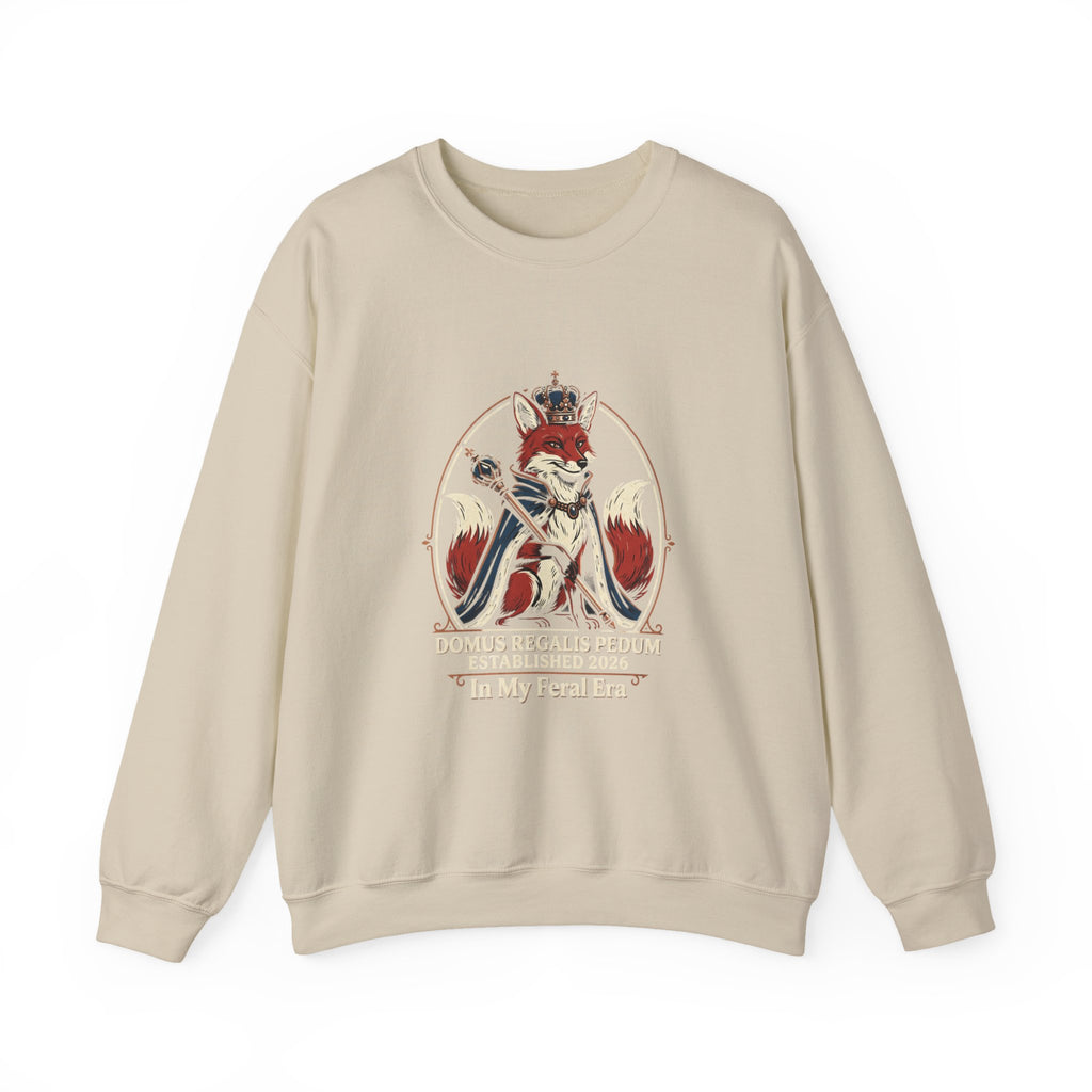 Regal Snark Crewneck Sweatshirt | Gen Z Sassy Typographic Aesthetic