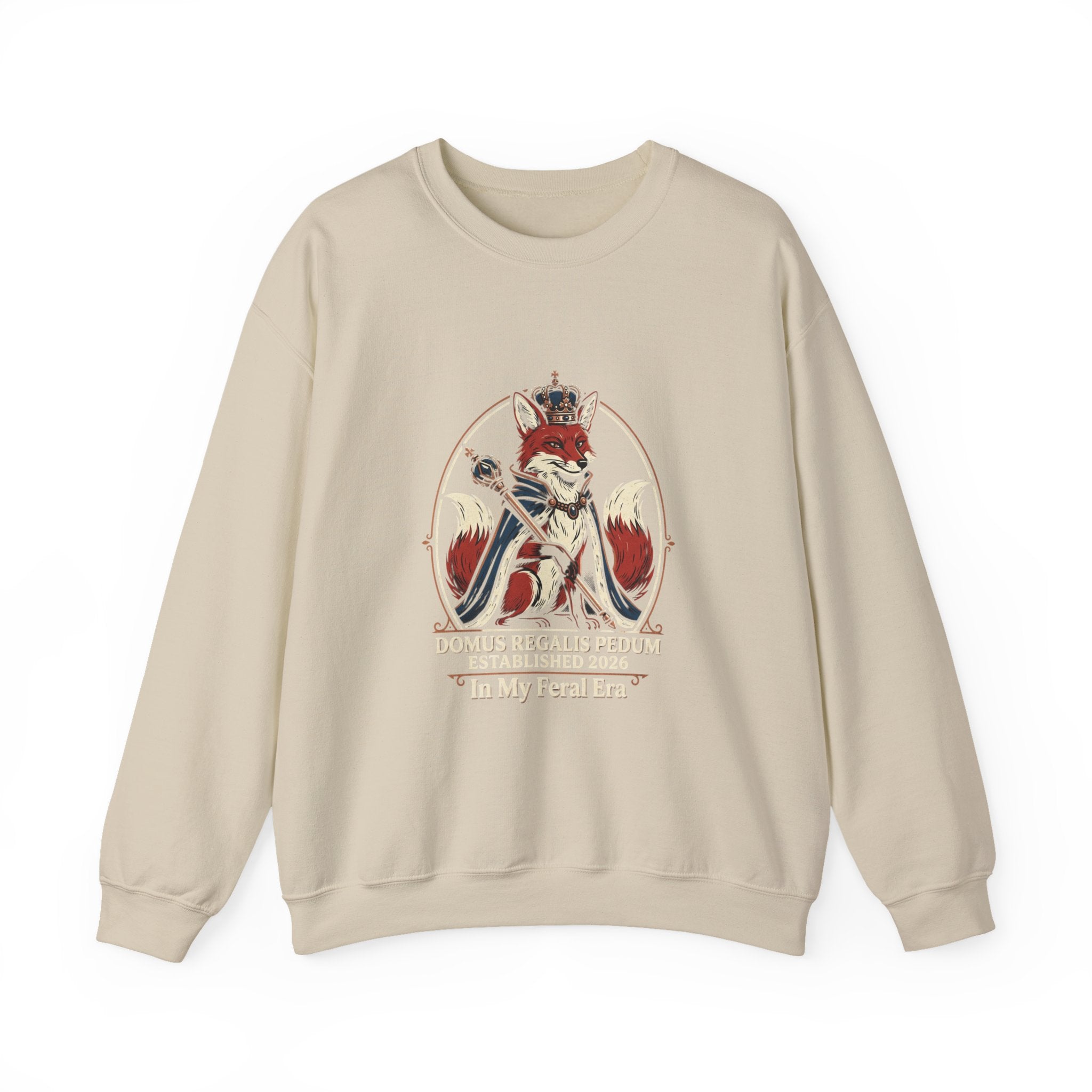 Regal Snark Crewneck Sweatshirt | Gen Z Sassy Typographic Aesthetic