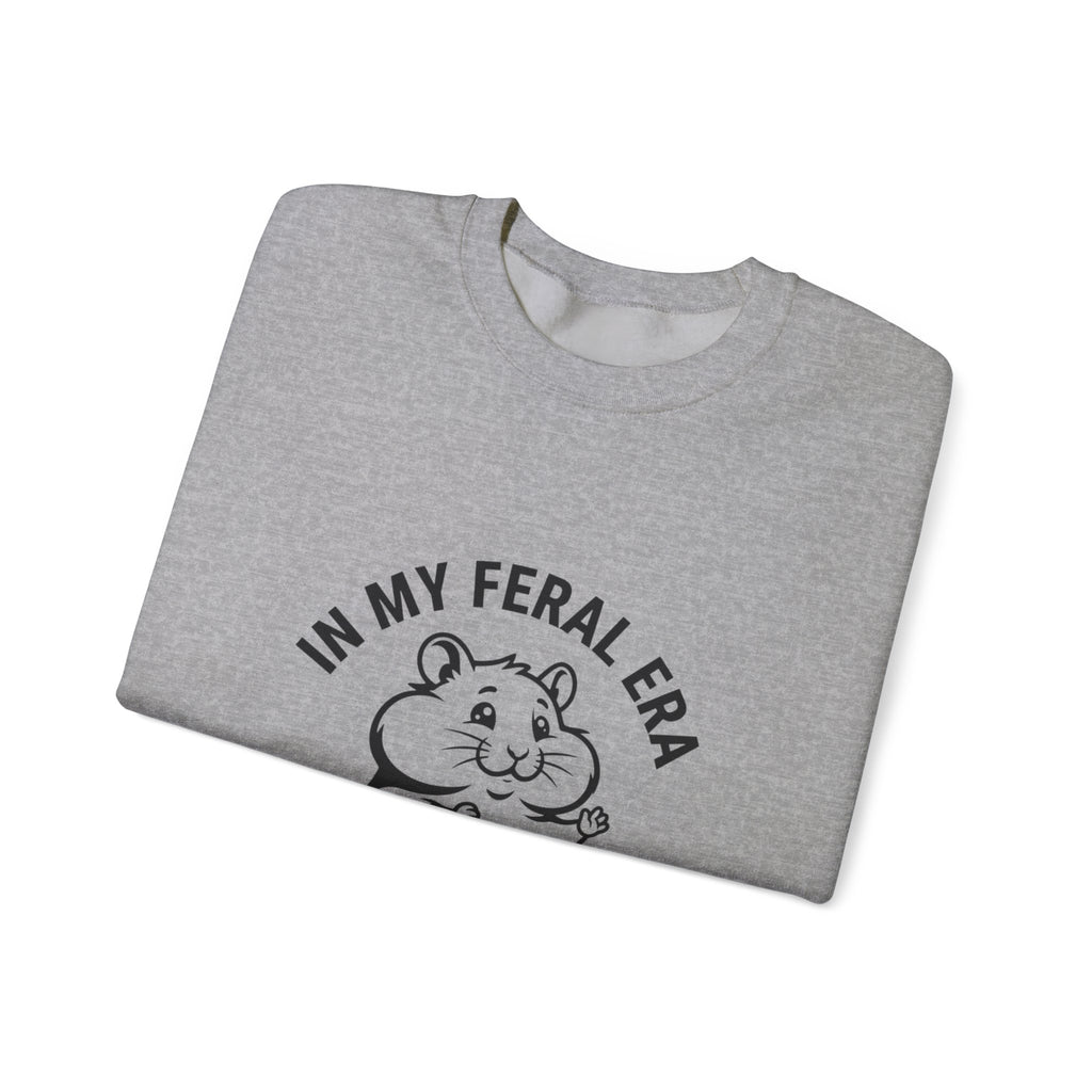 In My Feral Era Sweatshirt | chaotic cute, vintage mascot