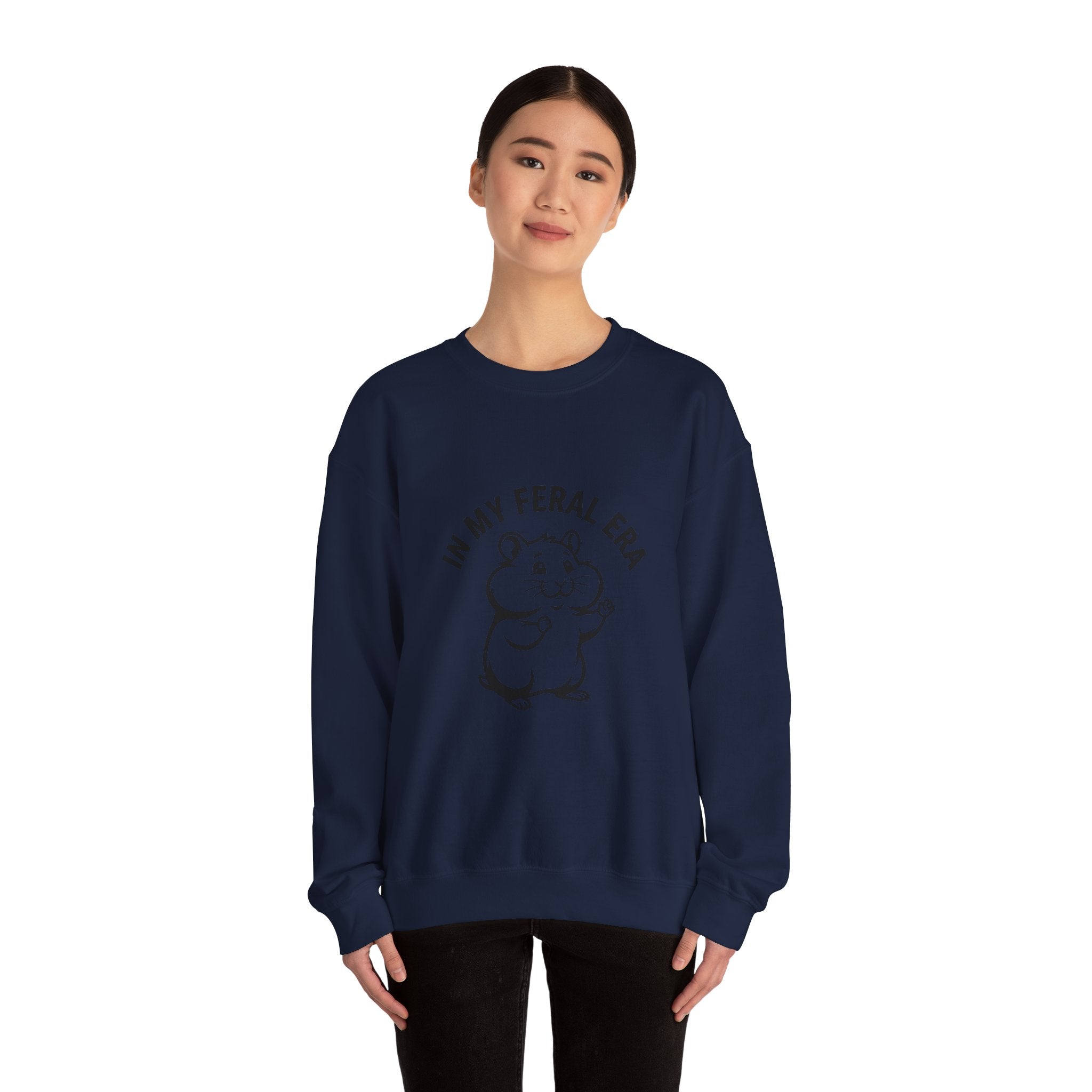 In My Feral Era Sweatshirt | chaotic cute, vintage mascot