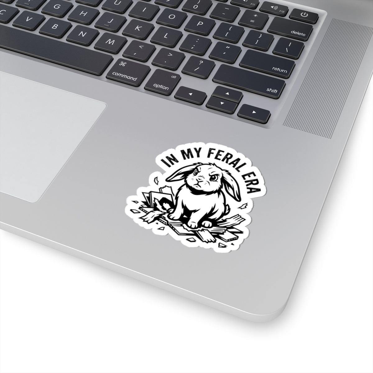 In My Feral Era Bunny Sticker