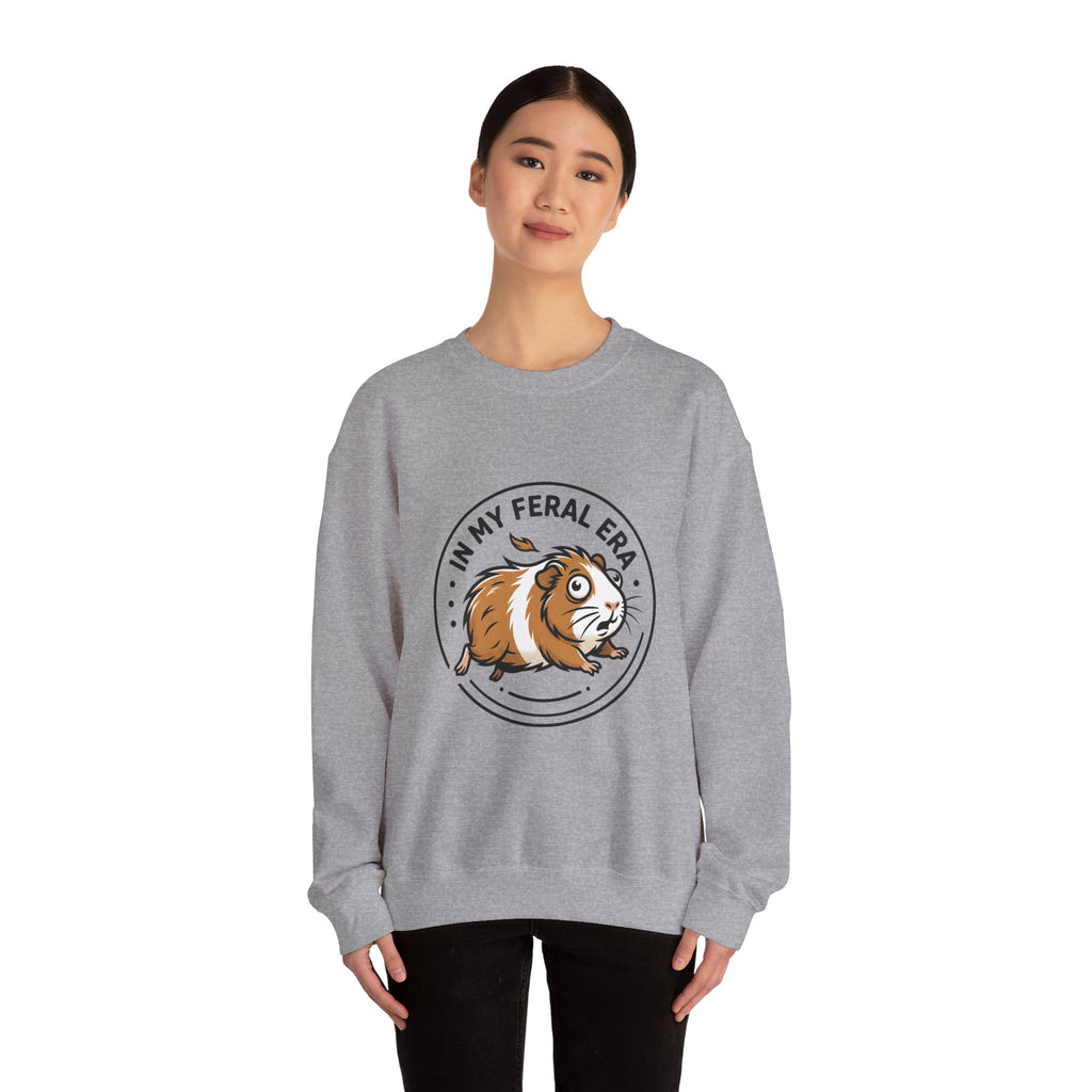 In My Feral Era Chaotic Cute Mascot Sweatshirt