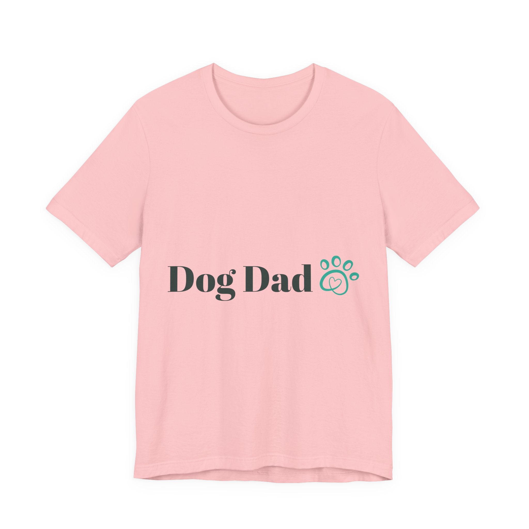 Dog Dad T-Shirt — Paw Print Graphic Tee for Dog Lovers