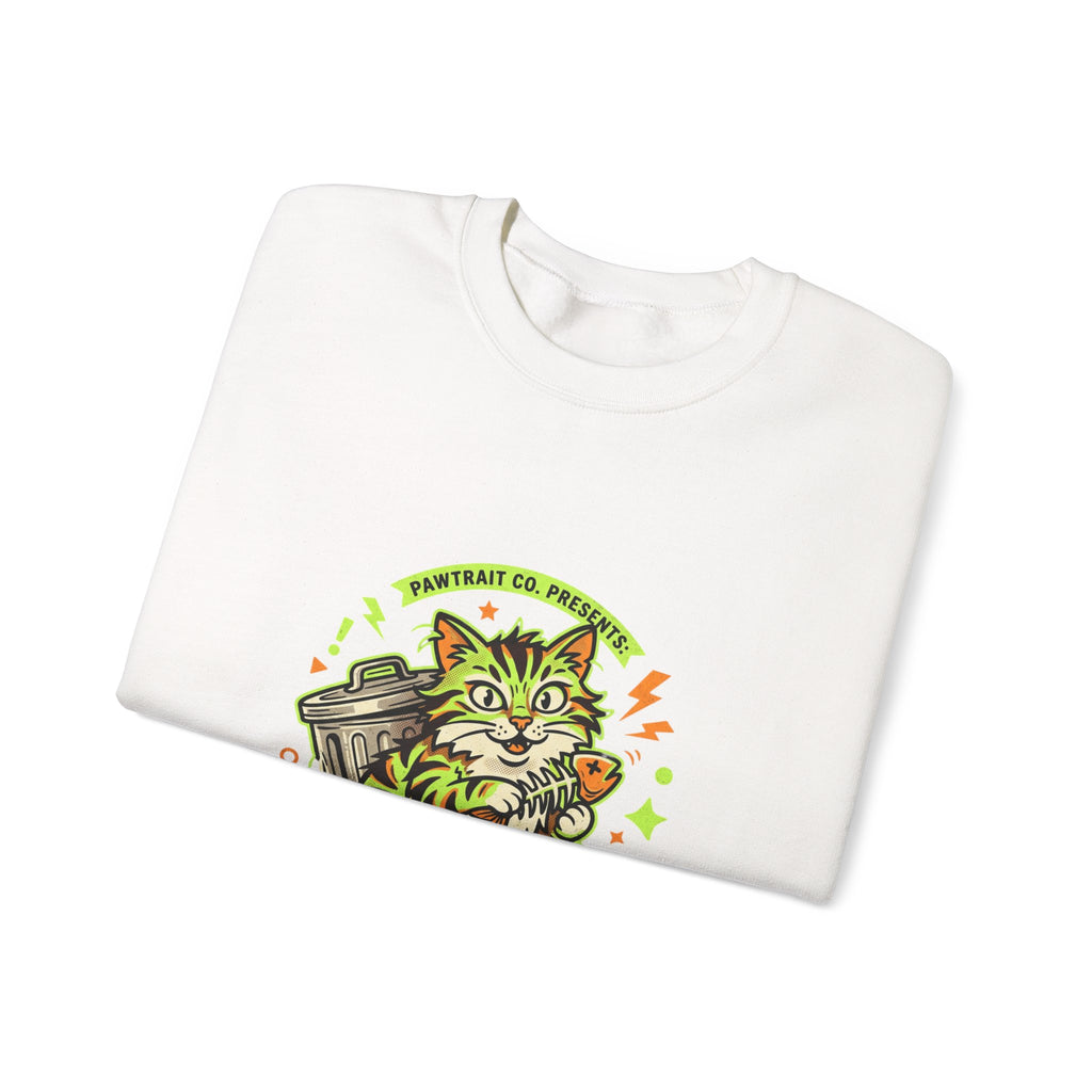Feral Era Cat Mascot Crewneck Sweatshirt