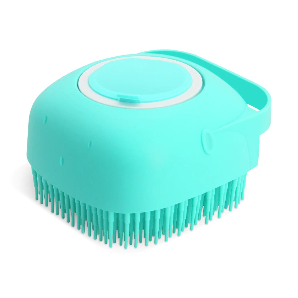 Silicone Pet Shampoo Brush & Grooming Comb
