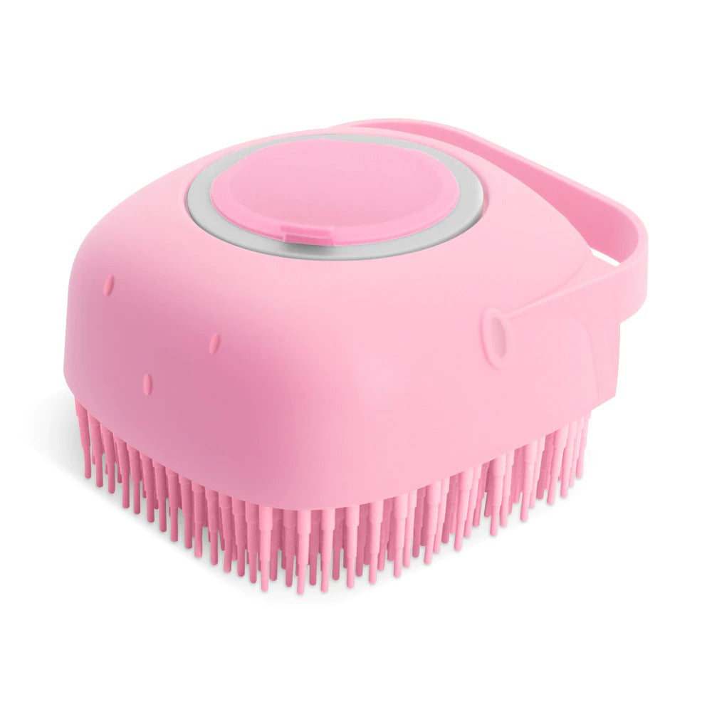 Silicone Pet Shampoo Brush & Grooming Comb