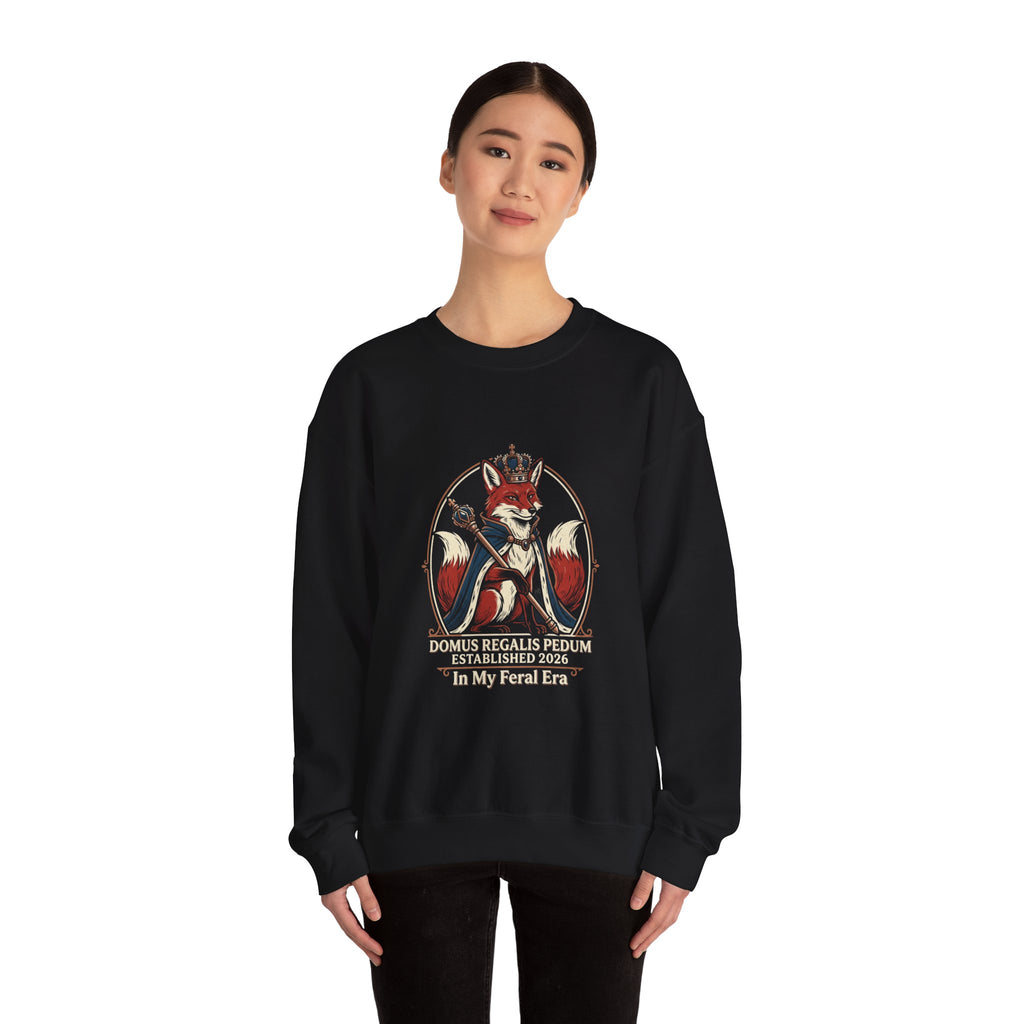 Regal Snark Crewneck Sweatshirt | Gen Z Sassy Typographic Aesthetic