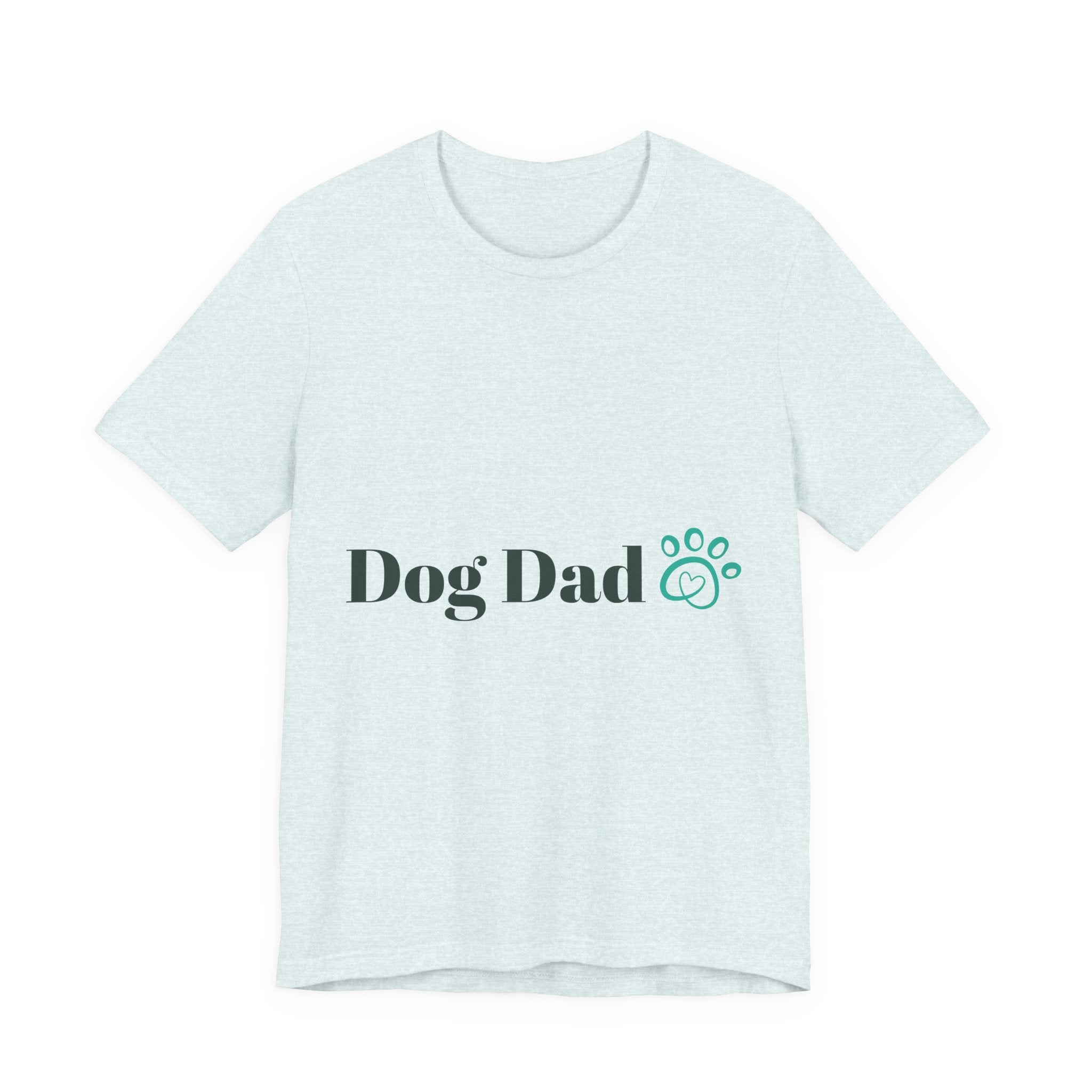 Dog Dad T-Shirt — Paw Print Graphic Tee for Dog Lovers