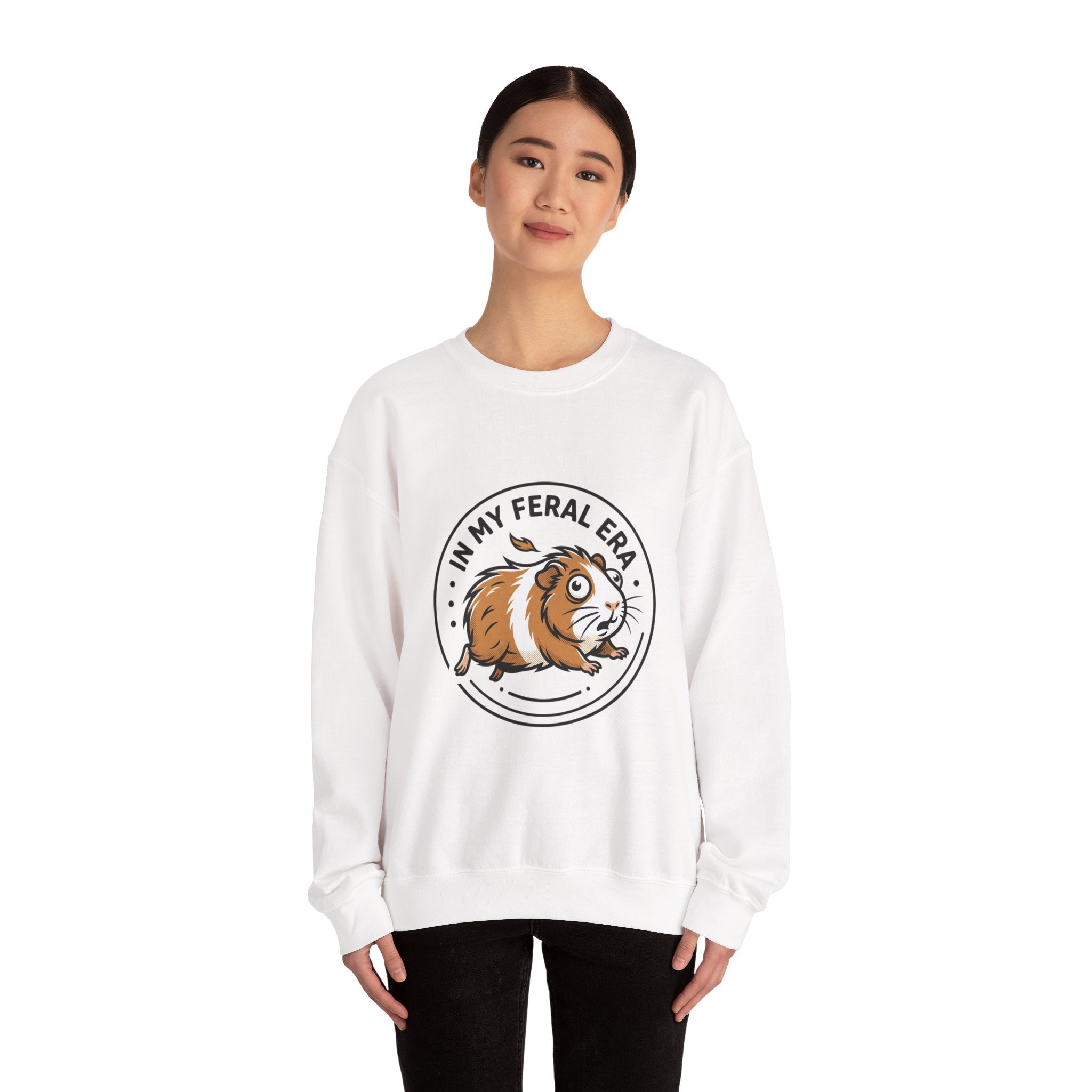 In My Feral Era Chaotic Cute Mascot Sweatshirt