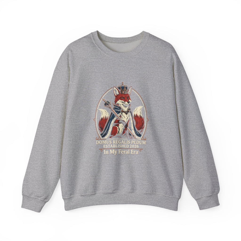 Regal Snark Crewneck Sweatshirt | Gen Z Sassy Typographic Aesthetic