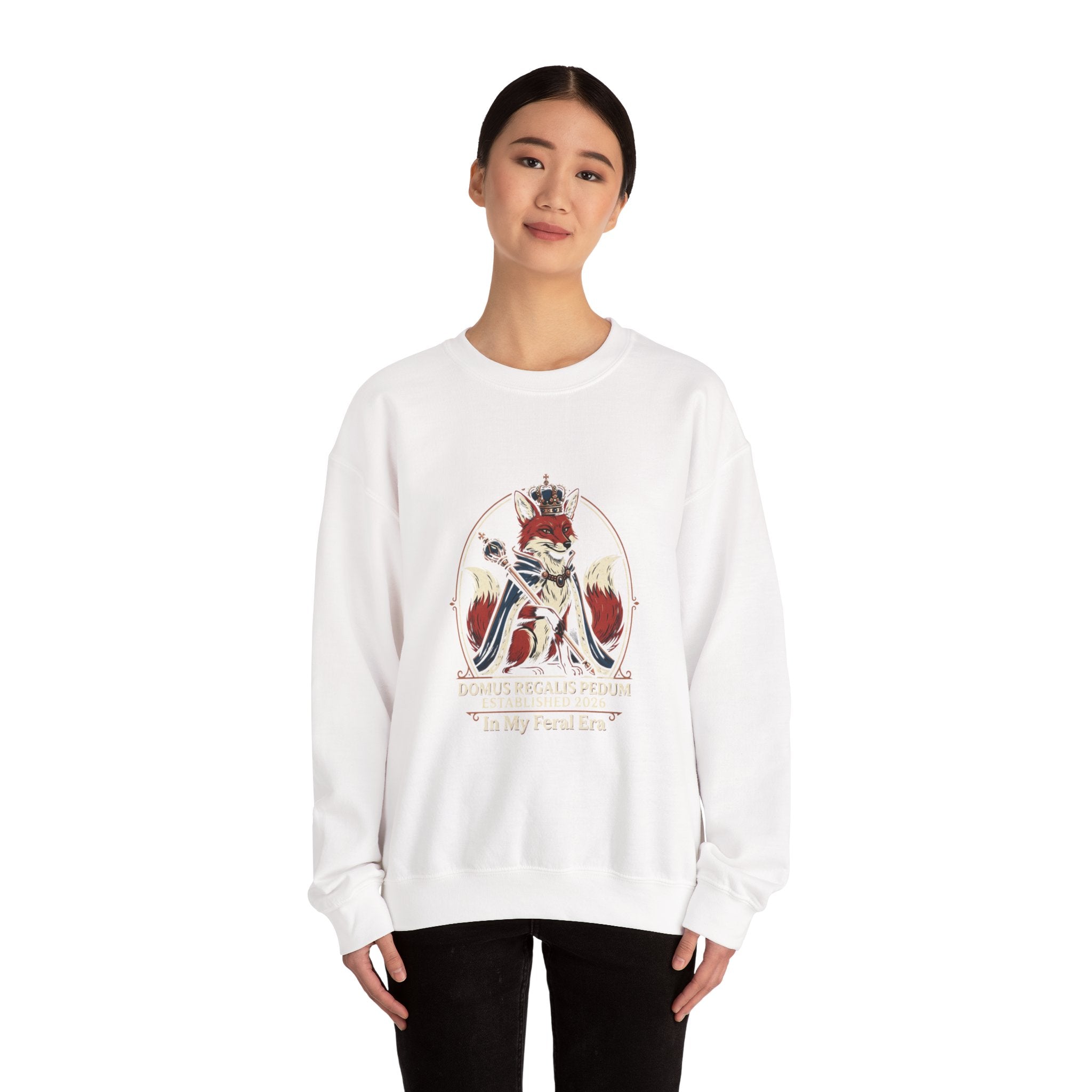 Regal Snark Crewneck Sweatshirt | Gen Z Sassy Typographic Aesthetic