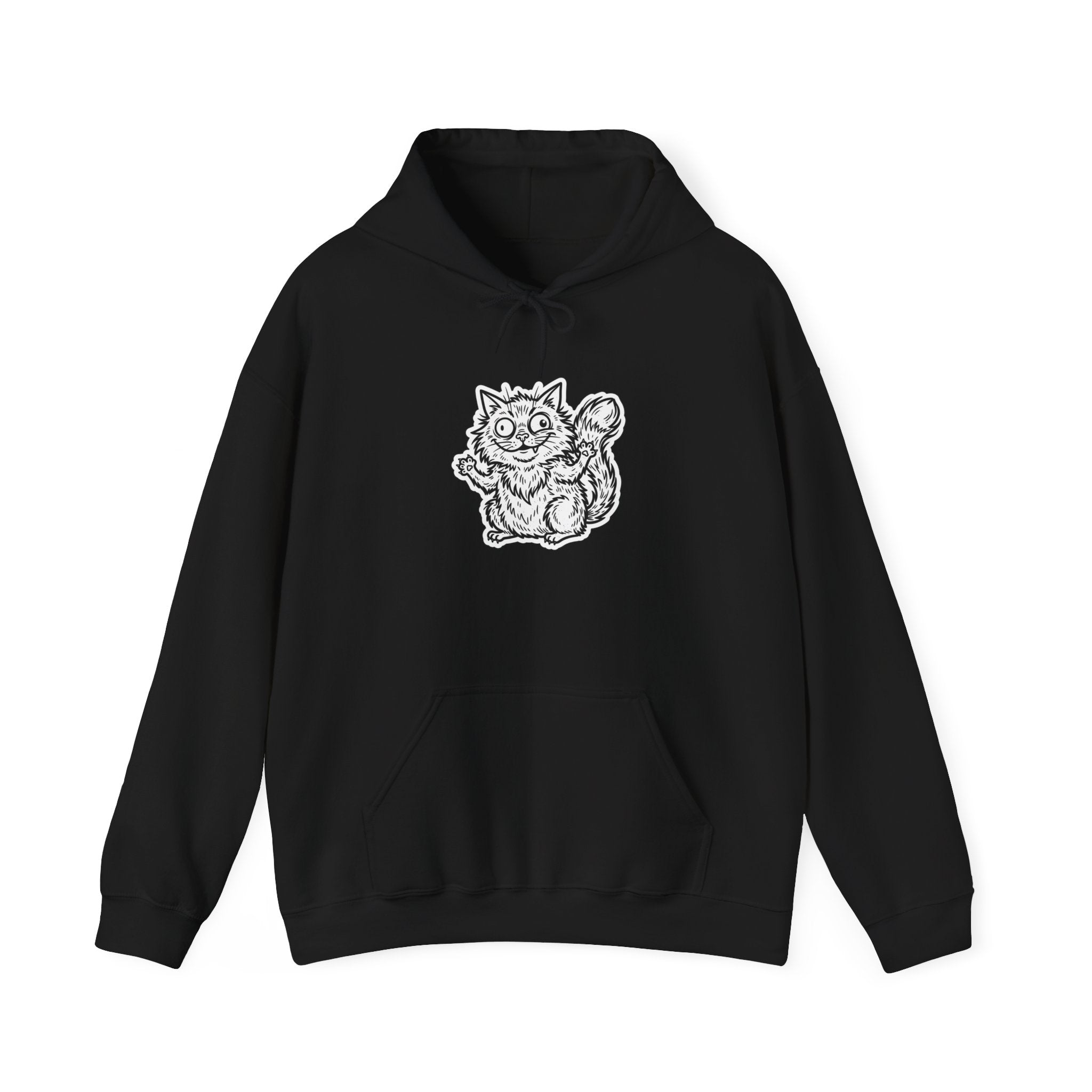 Chaotic Cute Vintage Cat Hoodie