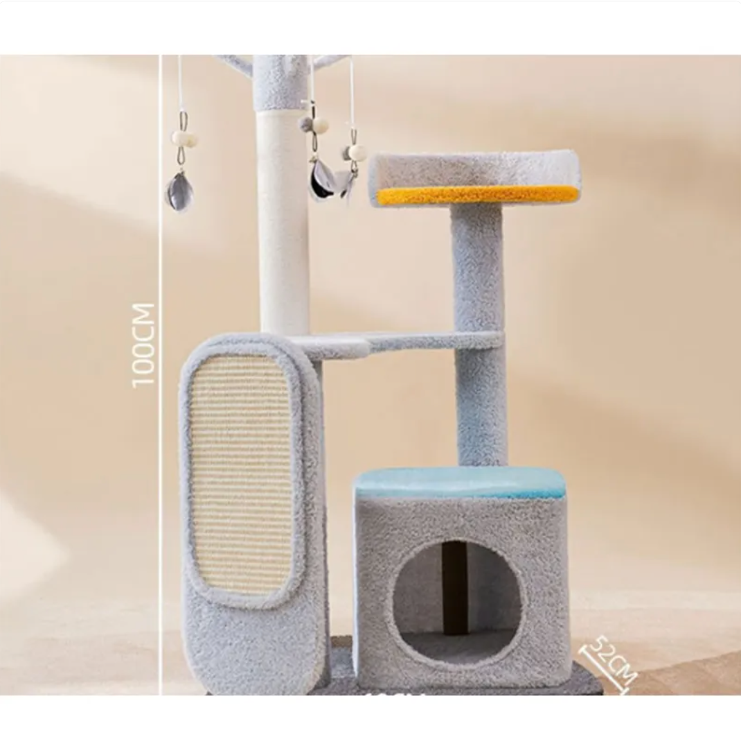 Large Cat Scratching Board & Jumping Platform