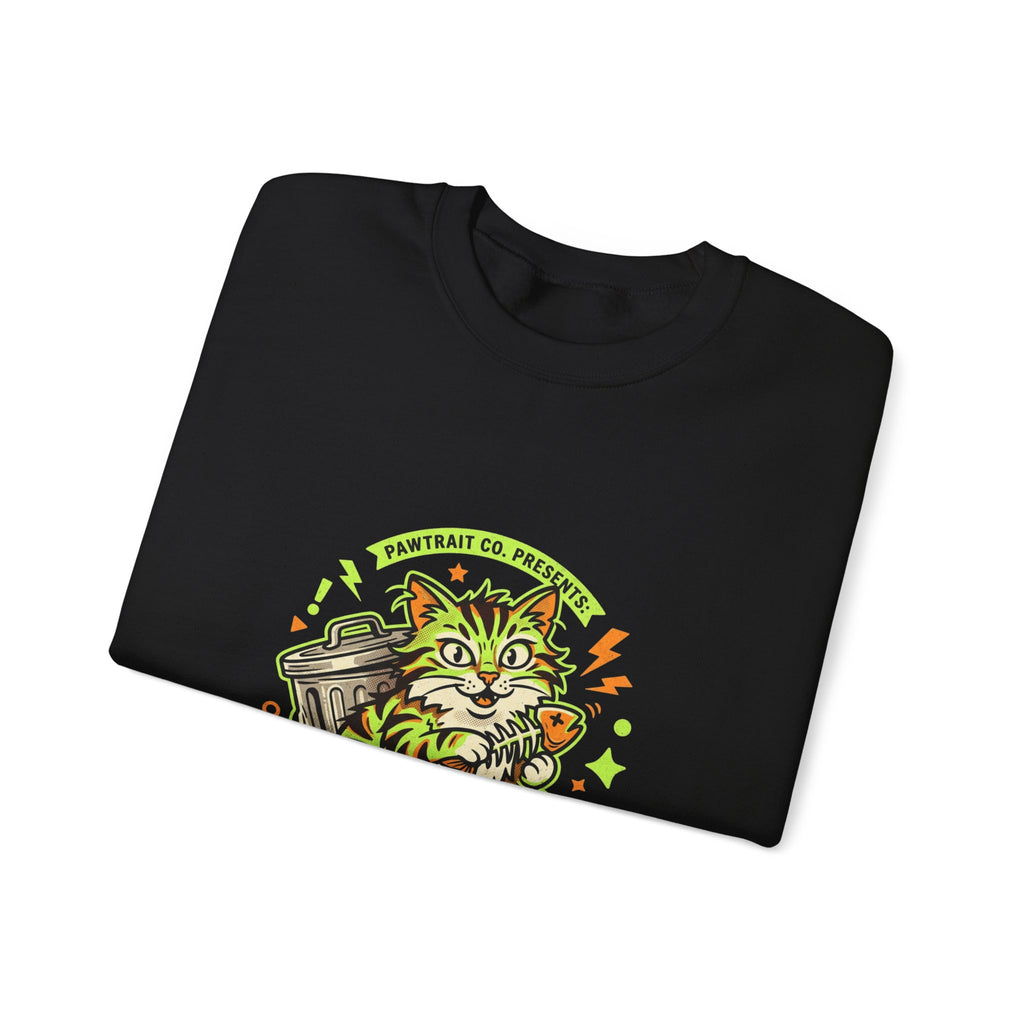 Feral Era Cat Mascot Crewneck Sweatshirt