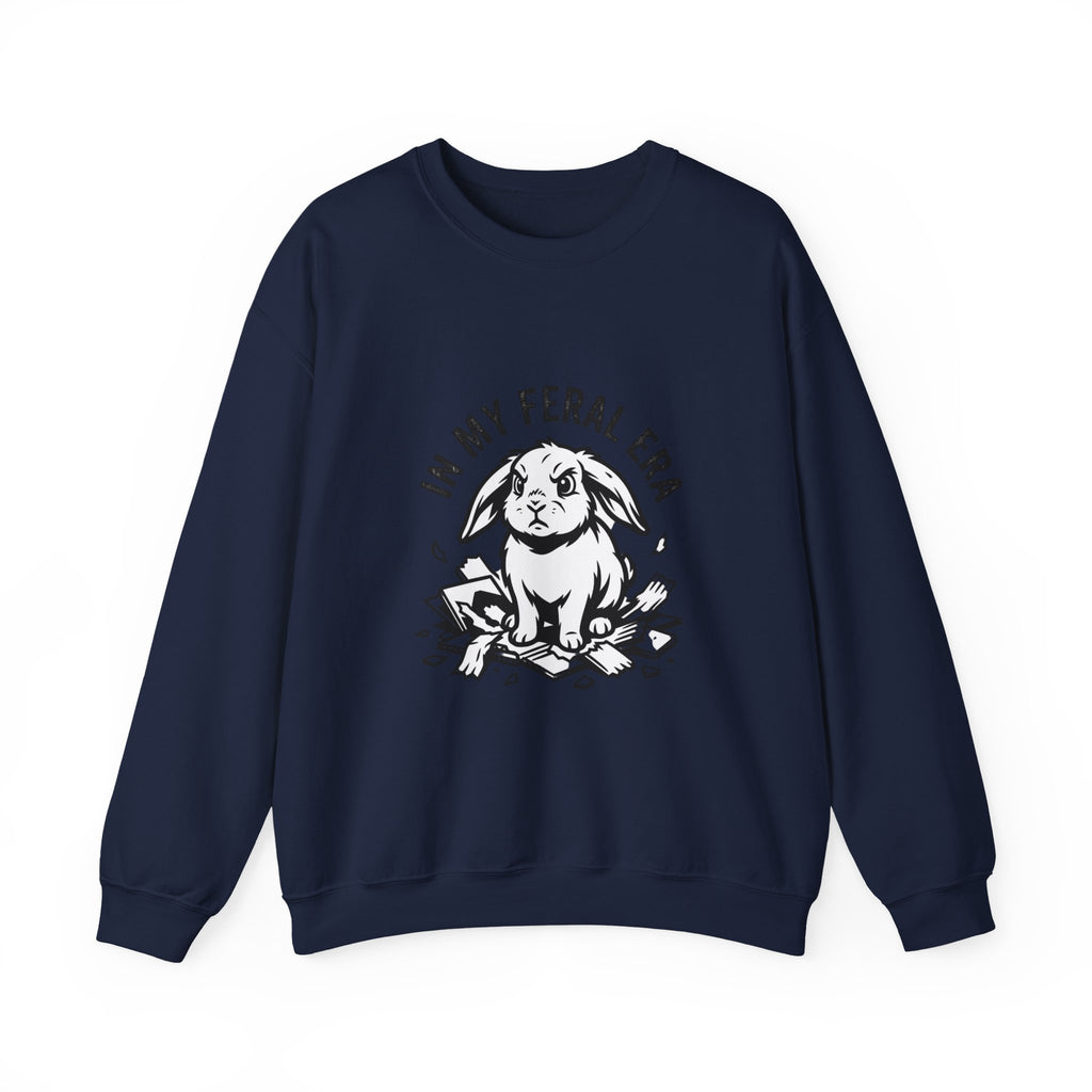 In My Feral Era Rabbit Sweatshirt | feral era, chaotic cute