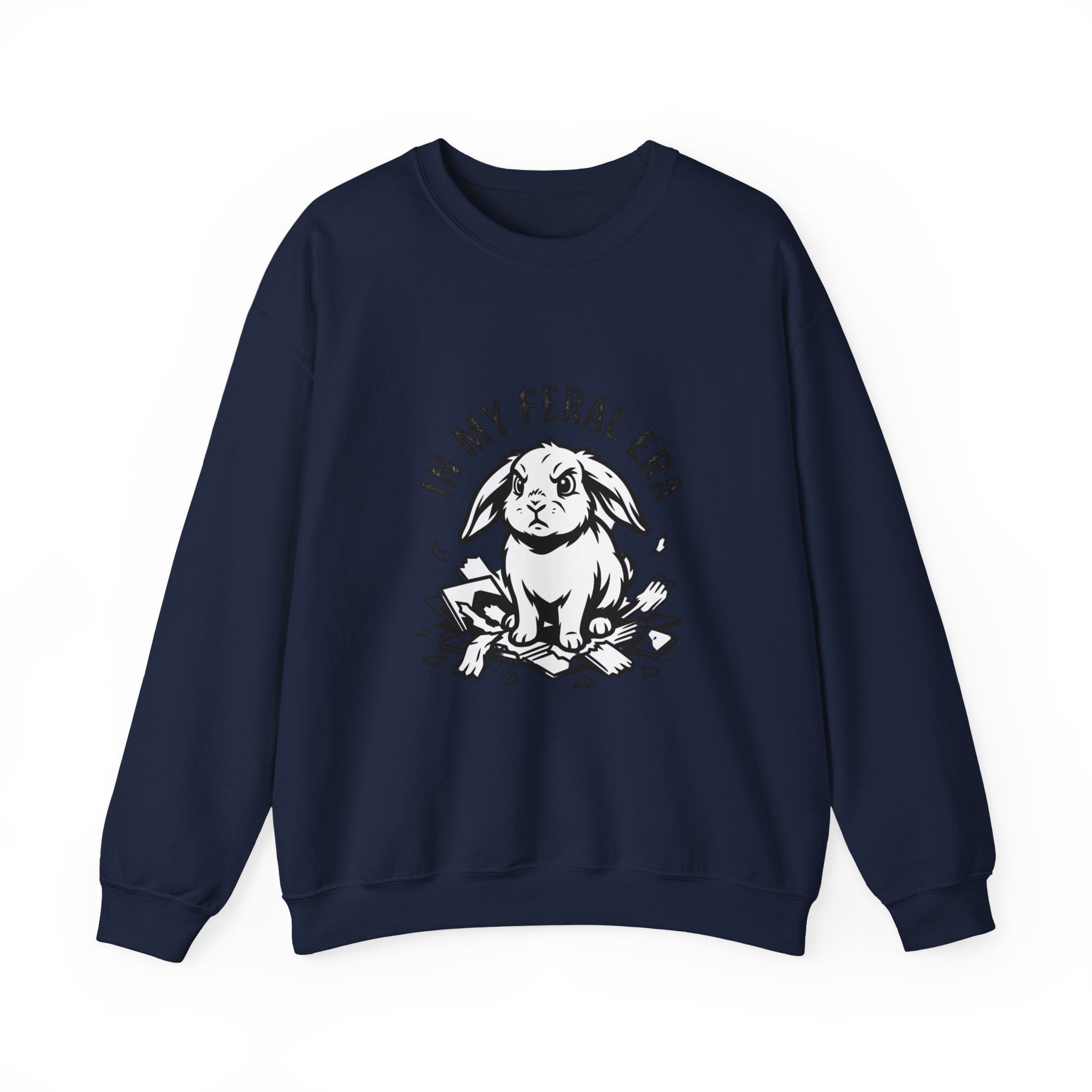 In My Feral Era Rabbit Sweatshirt | feral era, chaotic cute