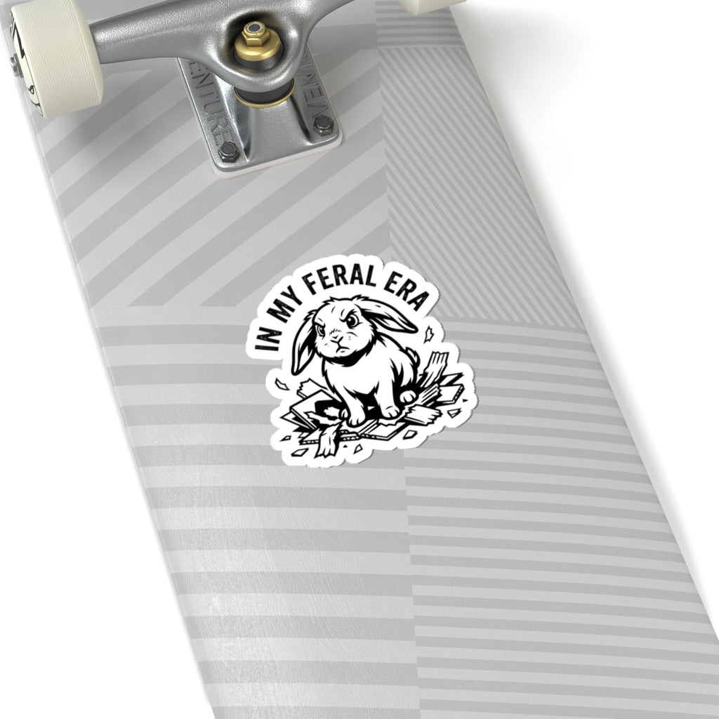 In My Feral Era Bunny Sticker