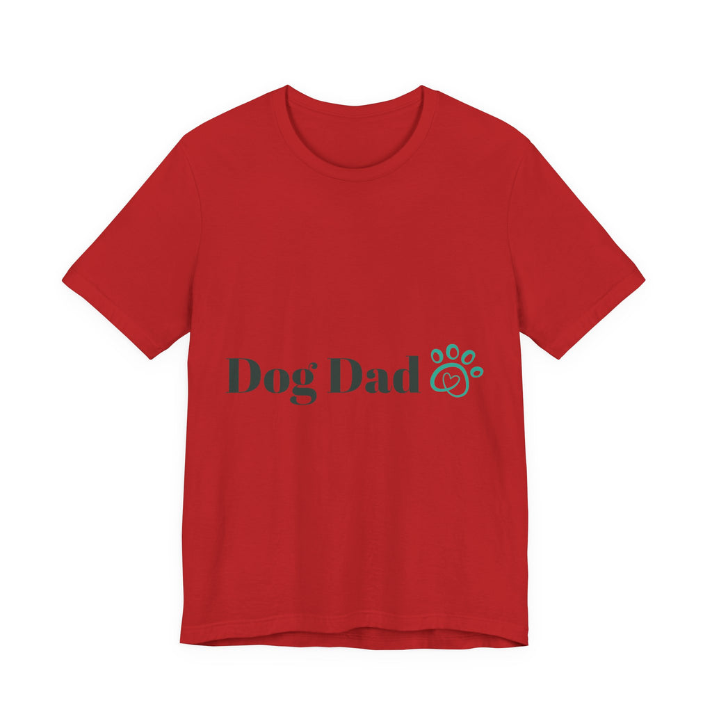 Dog Dad T-Shirt Paw Print Graphic Tee