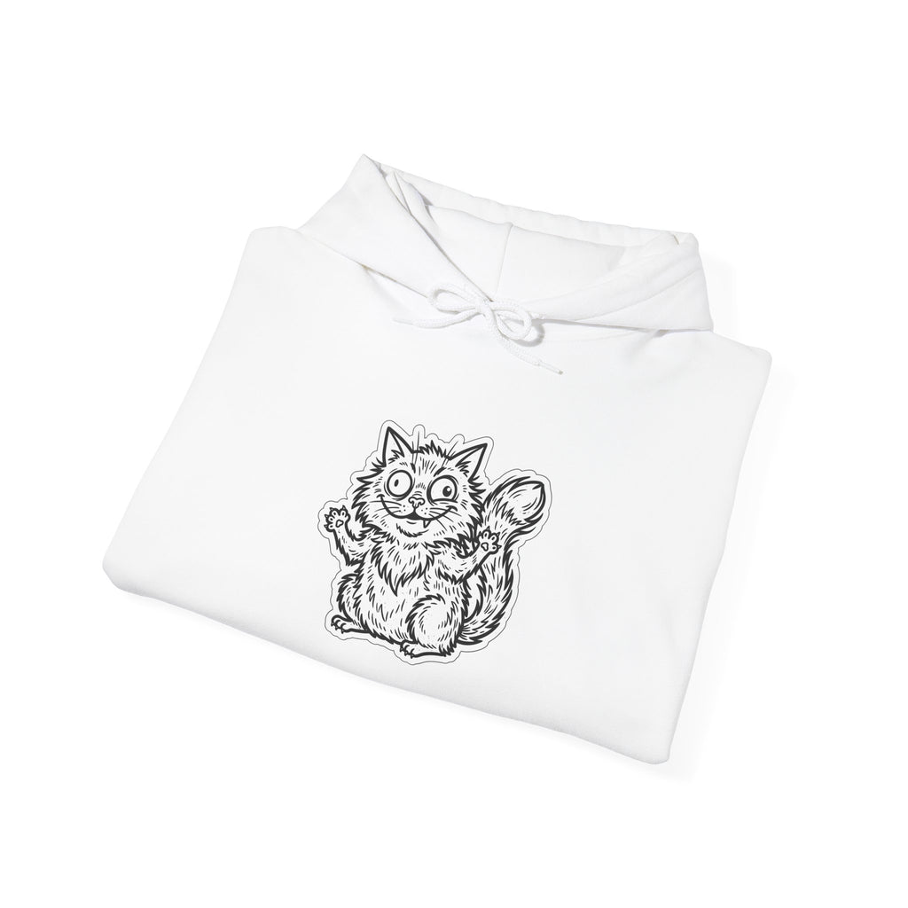 Chaotic Cute Vintage Cat Hoodie