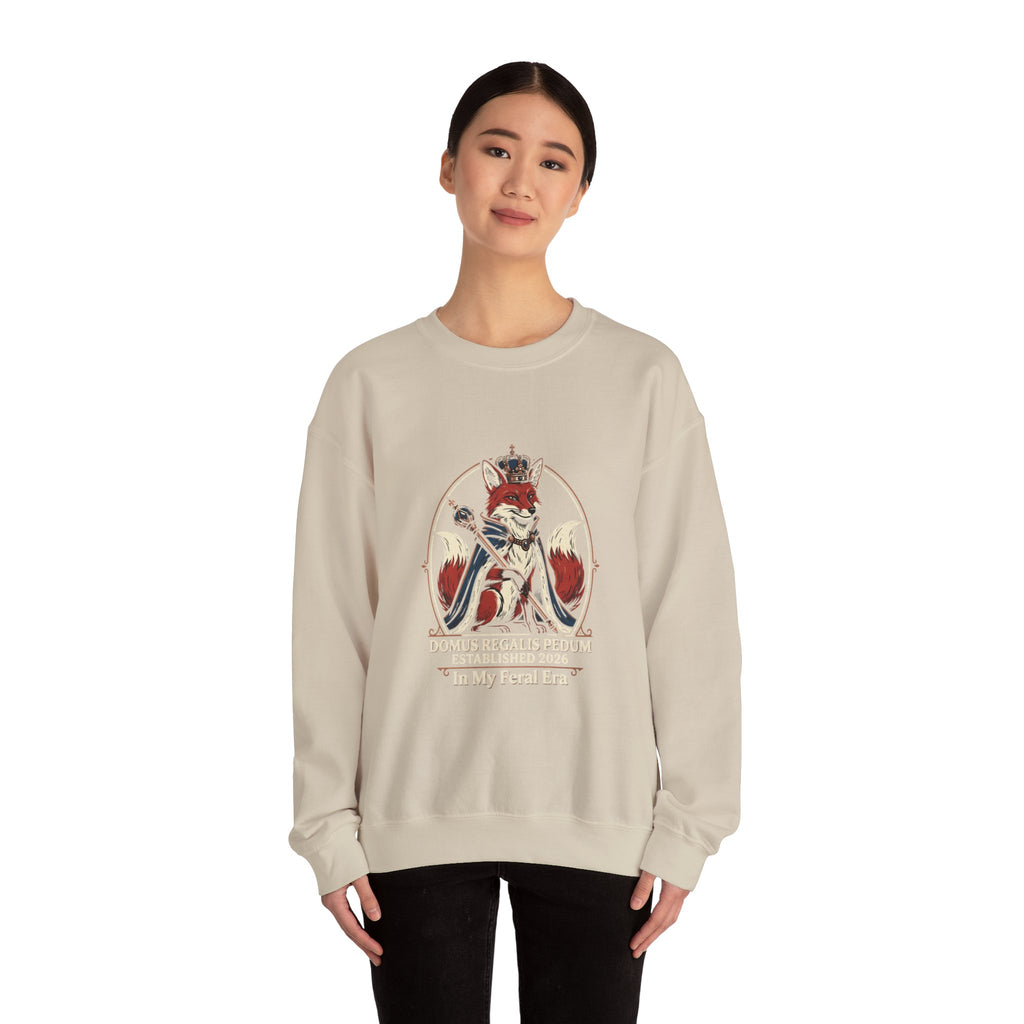 Regal Snark Crewneck Sweatshirt | Gen Z Sassy Typographic Aesthetic