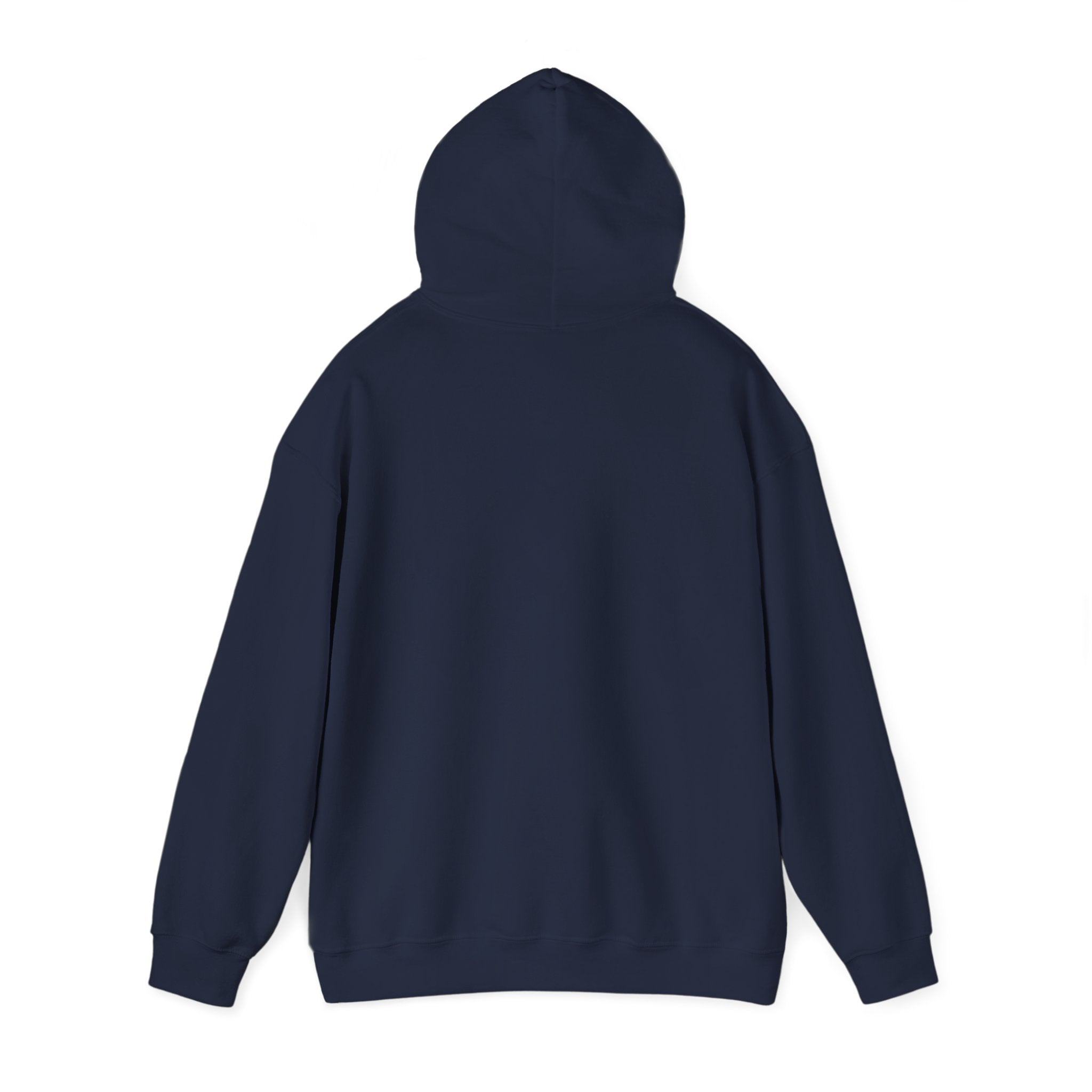 Back view of the Feral Era Royal Fox Hoodie showcasing a classic, minimalist design.