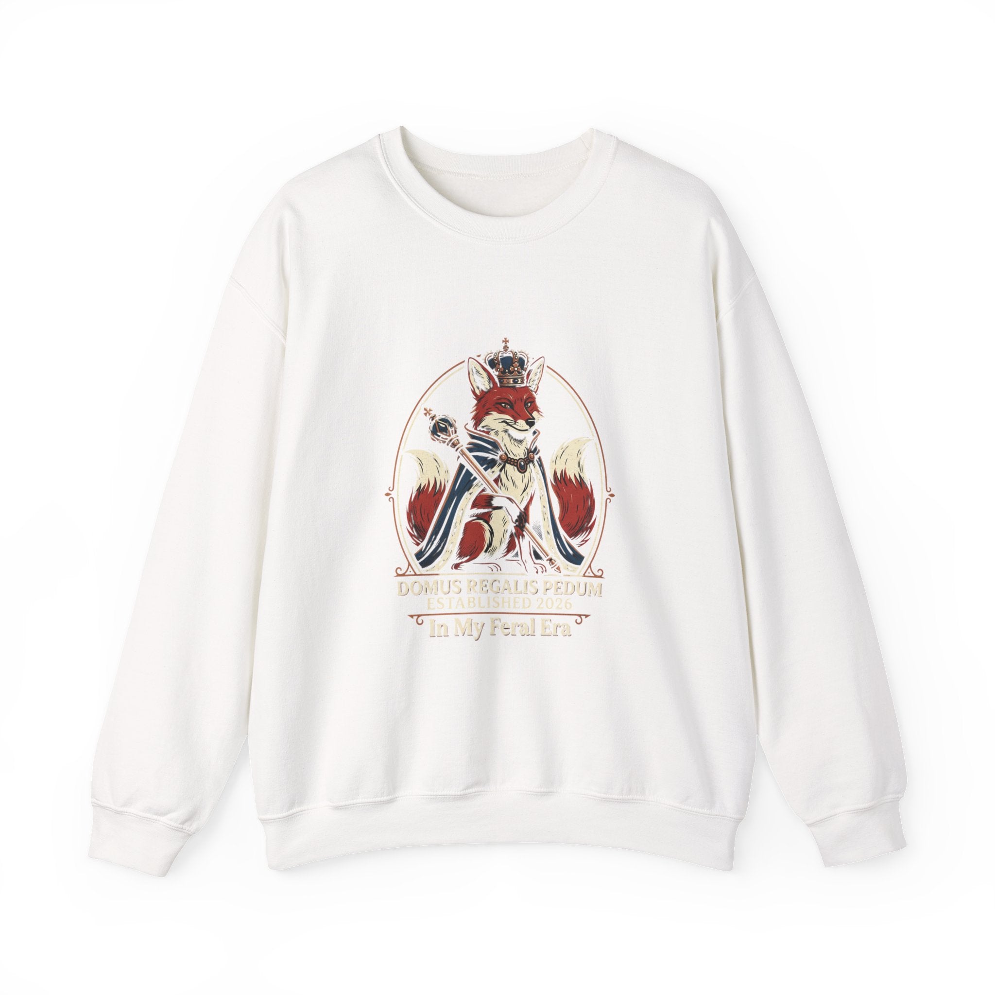 Regal Snark Crewneck Sweatshirt | Gen Z Sassy Typographic Aesthetic