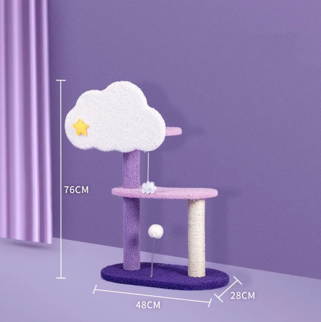 Large Cat Scratching Board & Jumping Platform