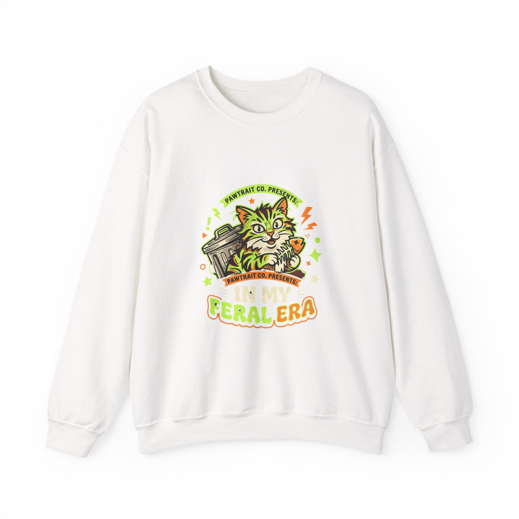 Feral Era Cat Mascot Crewneck Sweatshirt