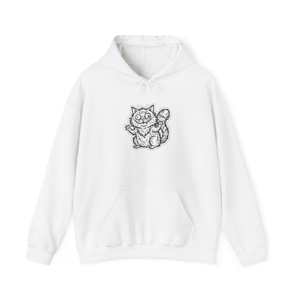 Chaotic Cute Vintage Cat Hoodie