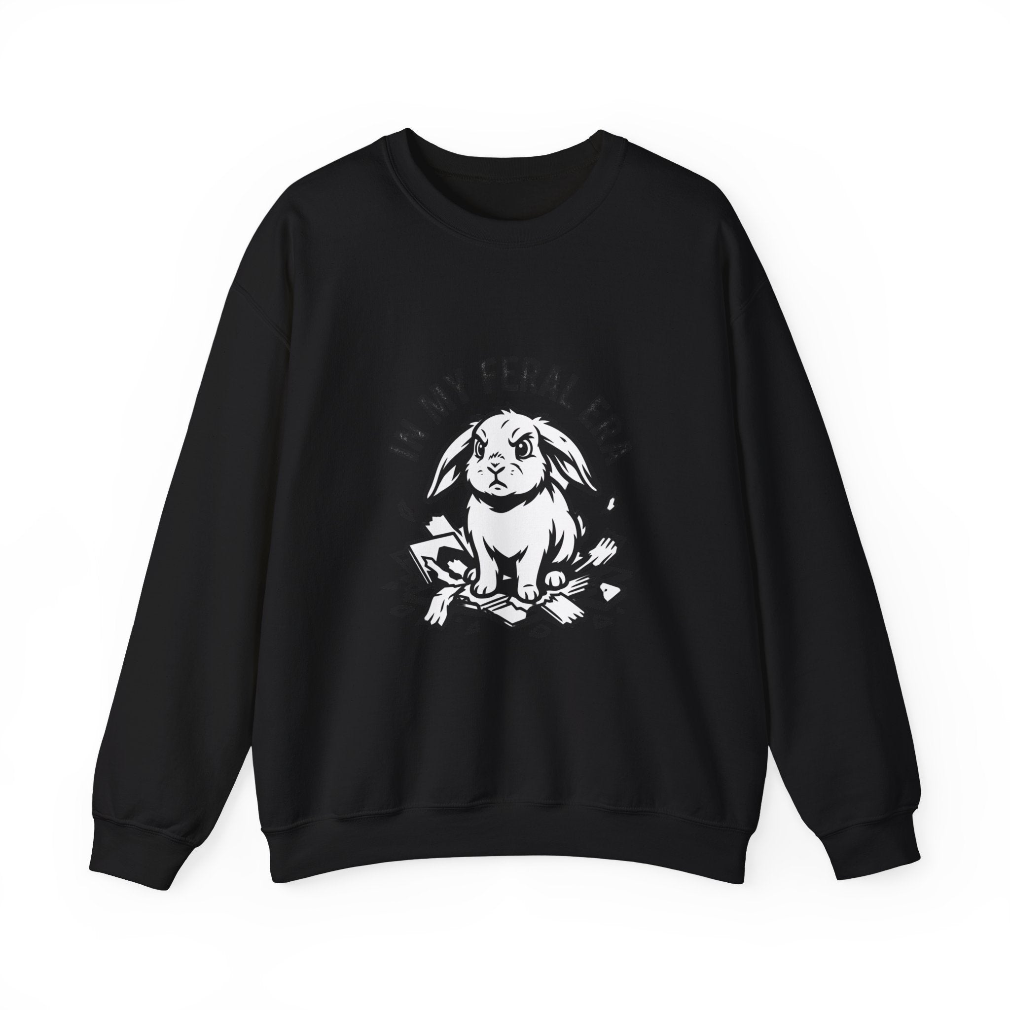 In My Feral Era Rabbit Sweatshirt | feral era, chaotic cute